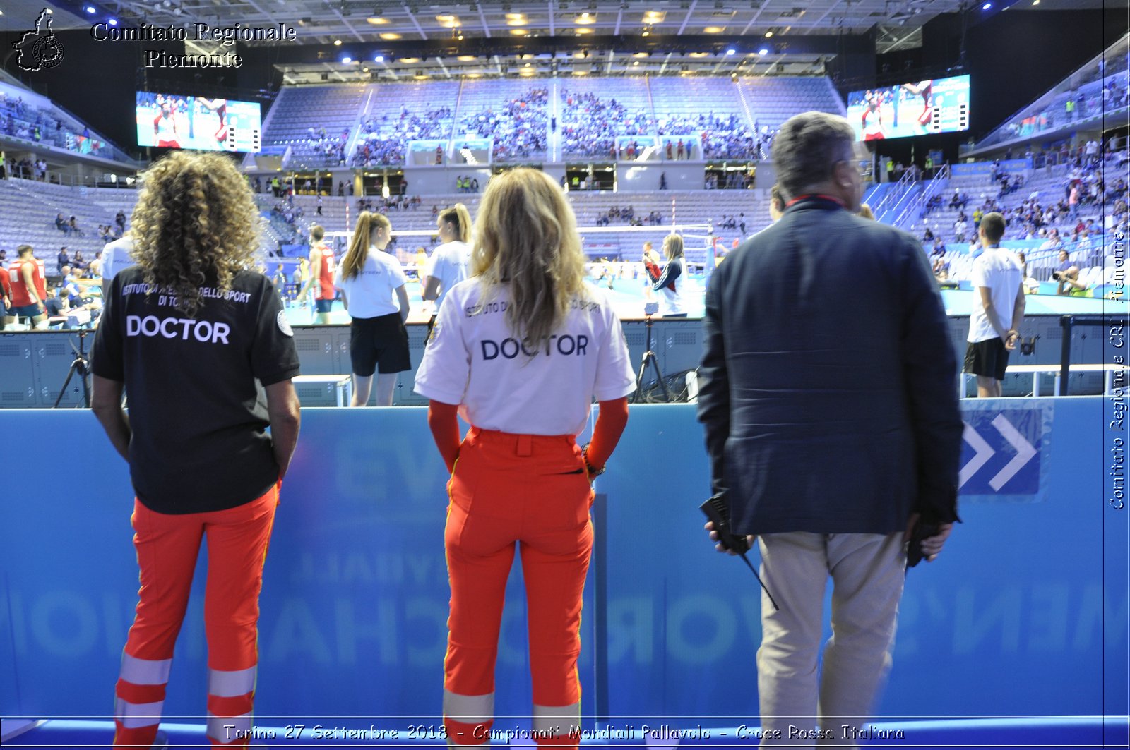 Torino 27 Settembre 2018 - Campionati Mondiali Pallavolo - Croce Rossa Italiana- Comitato Regionale del Piemonte