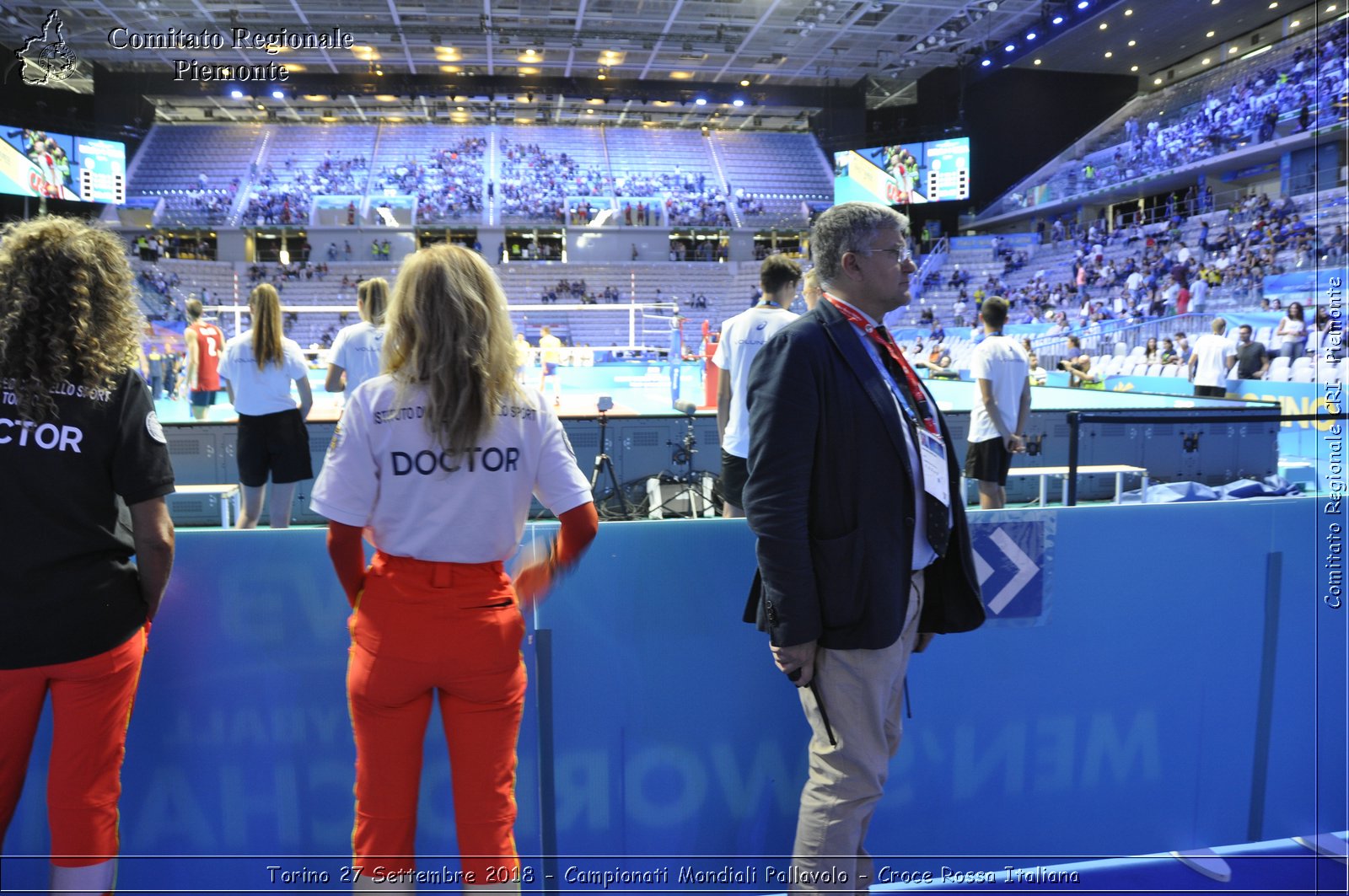 Torino 27 Settembre 2018 - Campionati Mondiali Pallavolo - Croce Rossa Italiana- Comitato Regionale del Piemonte