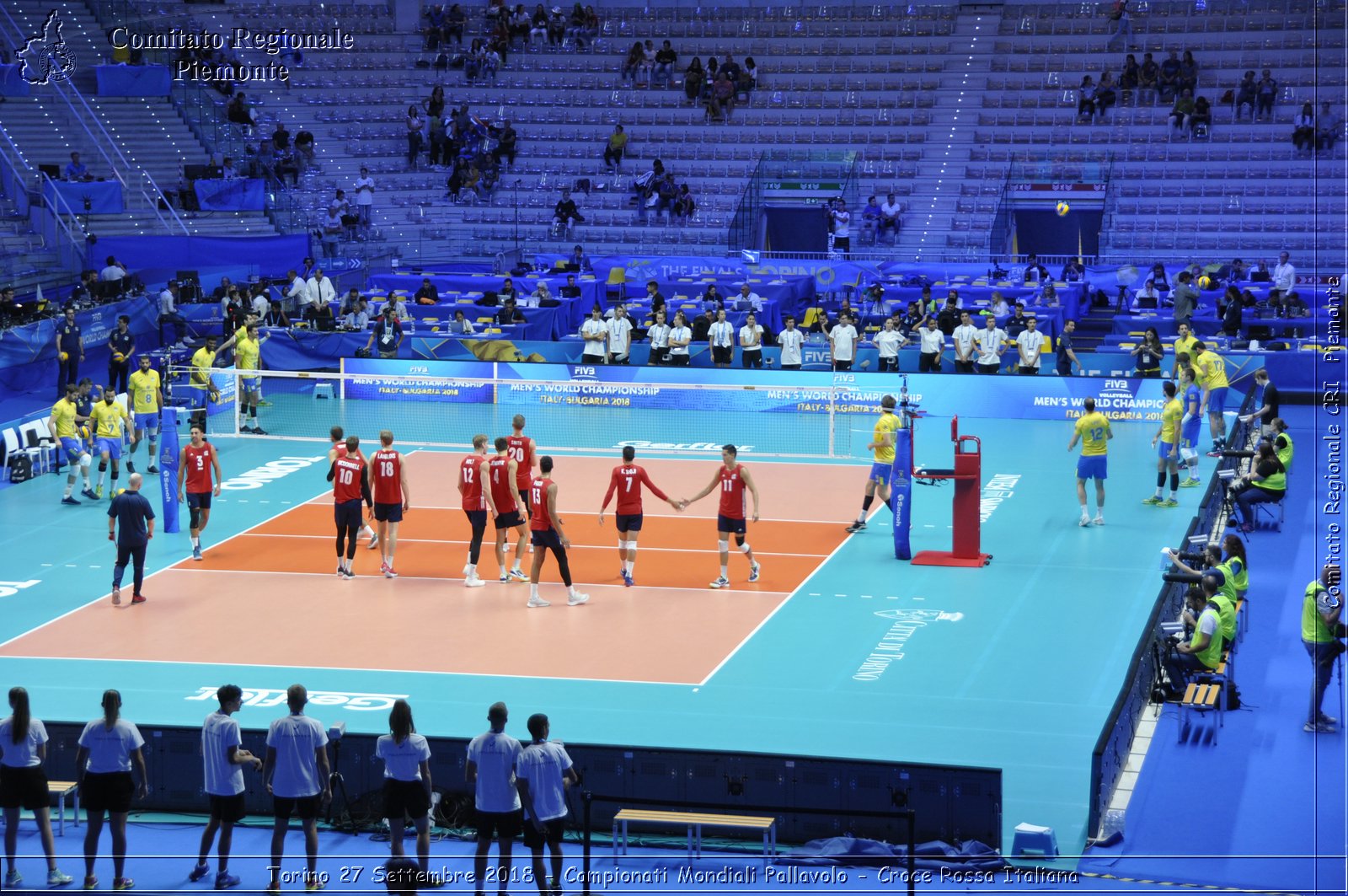 Torino 27 Settembre 2018 - Campionati Mondiali Pallavolo - Croce Rossa Italiana- Comitato Regionale del Piemonte