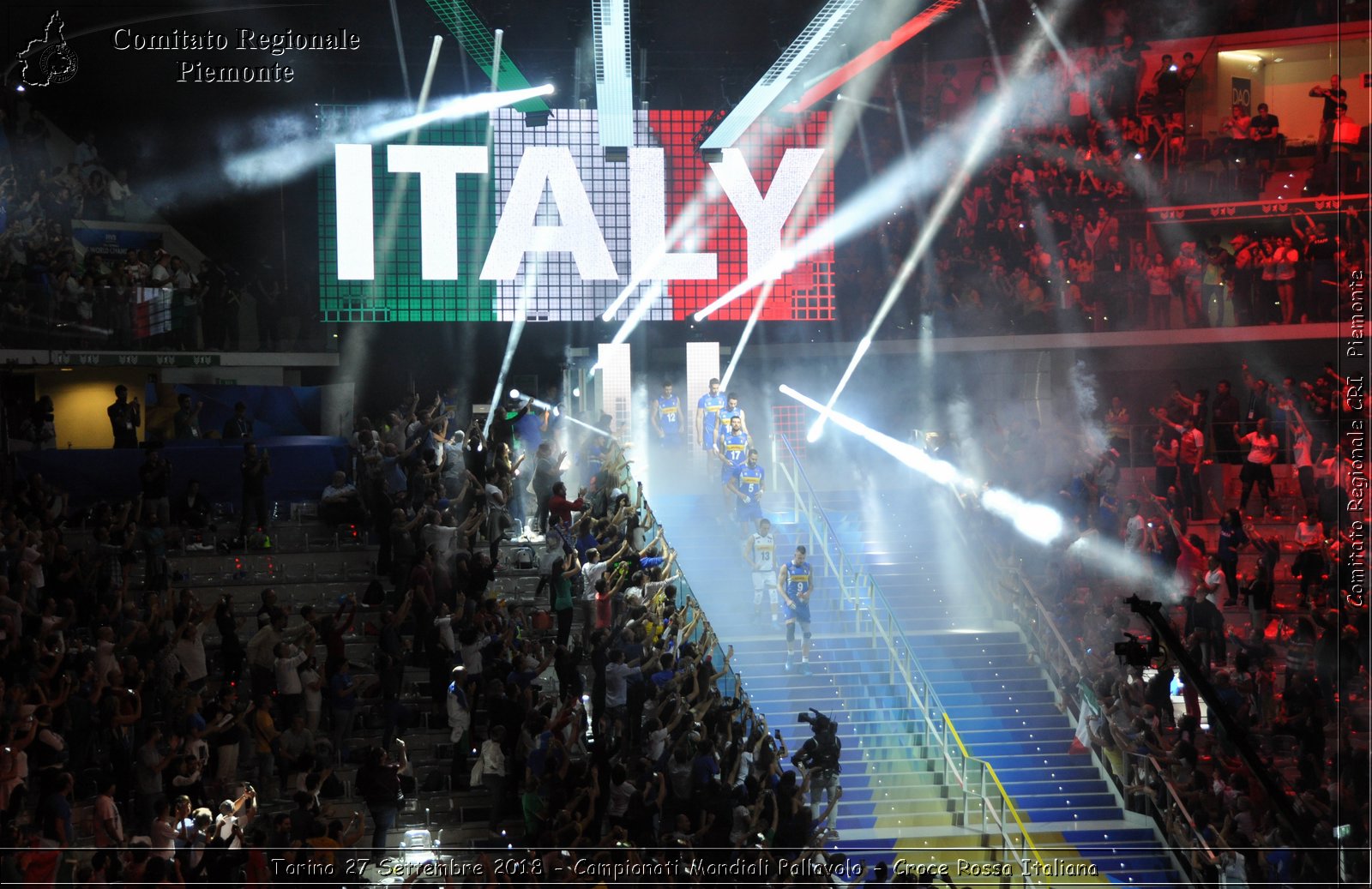 Torino 27 Settembre 2018 - Campionati Mondiali Pallavolo - Croce Rossa Italiana- Comitato Regionale del Piemonte