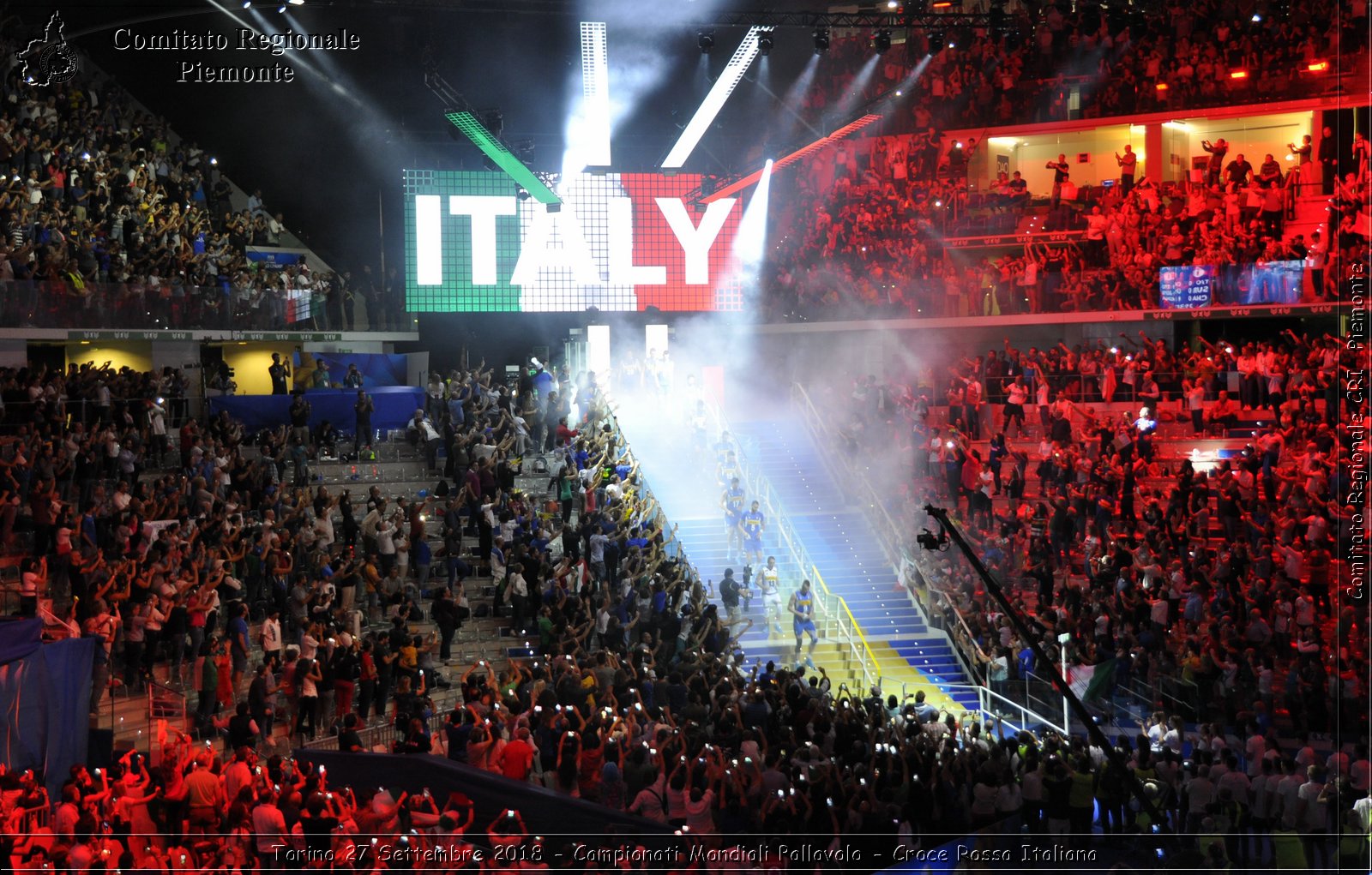 Torino 27 Settembre 2018 - Campionati Mondiali Pallavolo - Croce Rossa Italiana- Comitato Regionale del Piemonte