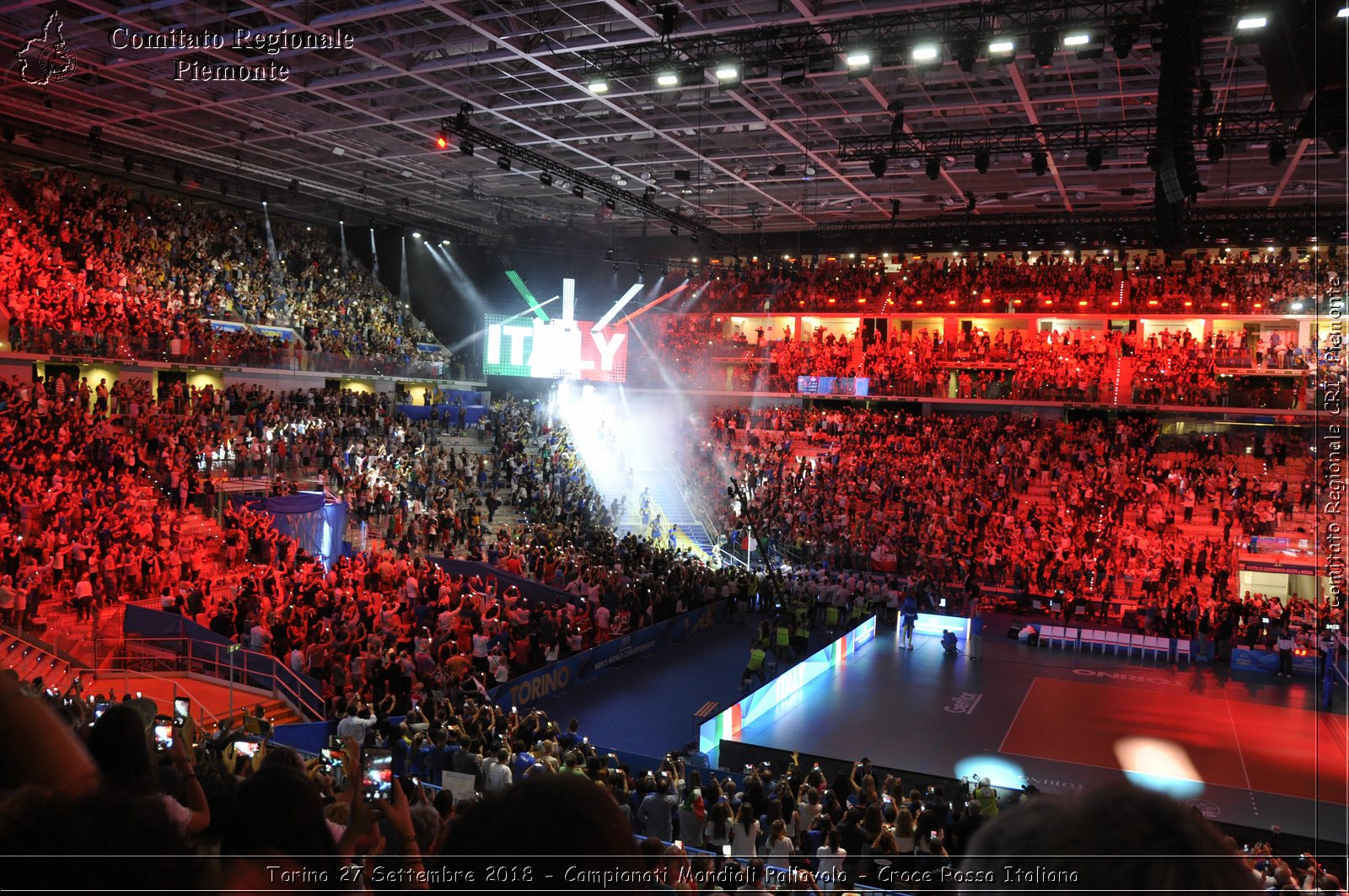 Torino 27 Settembre 2018 - Campionati Mondiali Pallavolo - Croce Rossa Italiana- Comitato Regionale del Piemonte