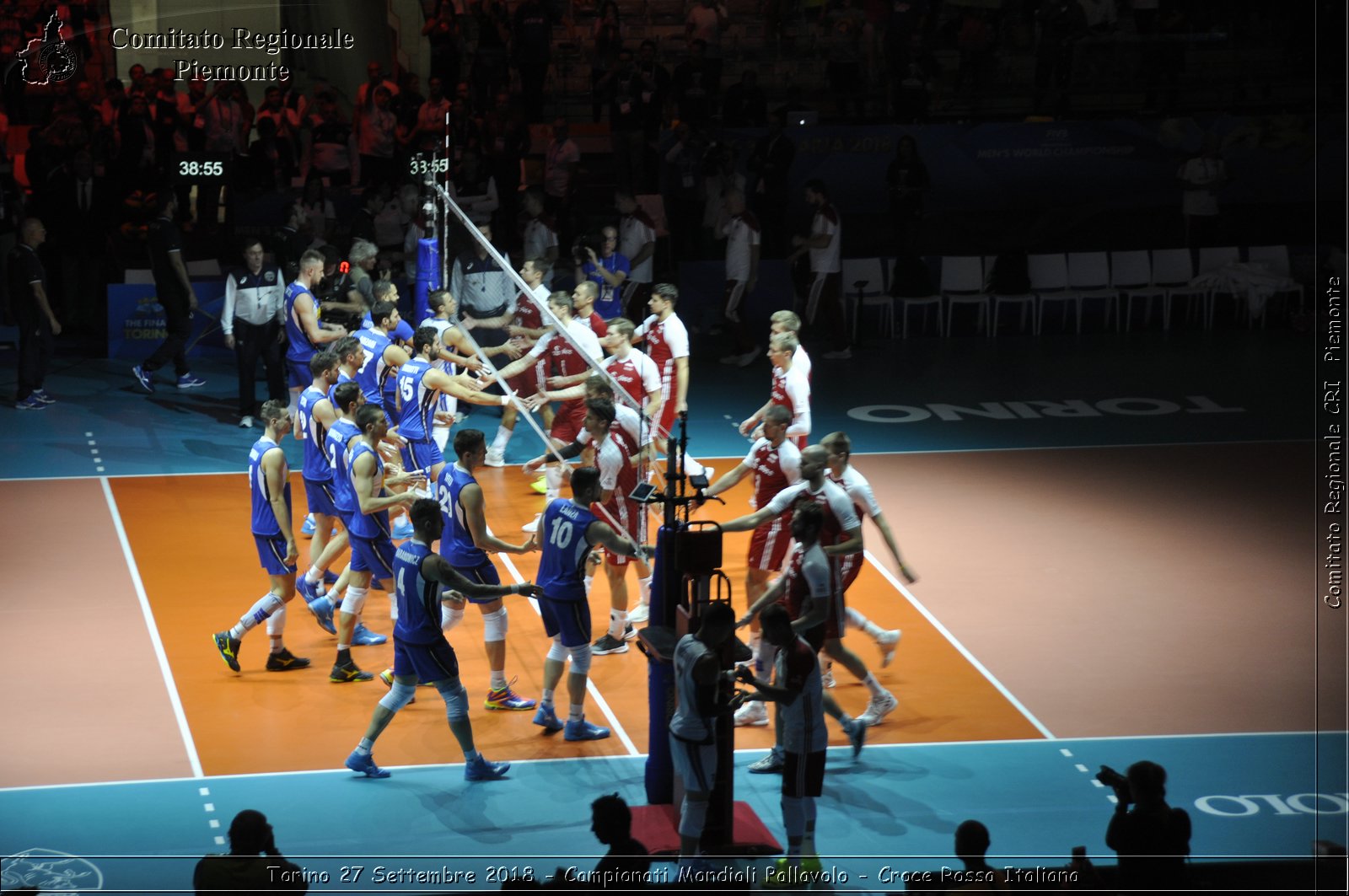 Torino 27 Settembre 2018 - Campionati Mondiali Pallavolo - Croce Rossa Italiana- Comitato Regionale del Piemonte