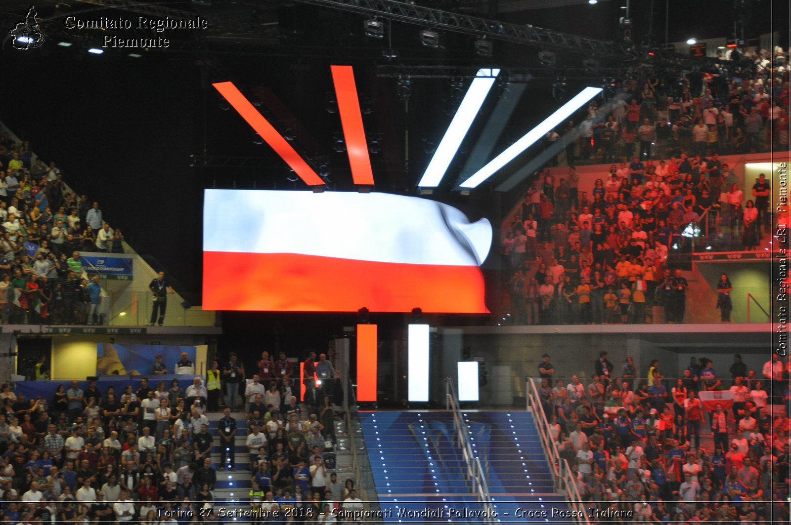 Torino 27 Settembre 2018 - Campionati Mondiali Pallavolo - Croce Rossa Italiana- Comitato Regionale del Piemonte