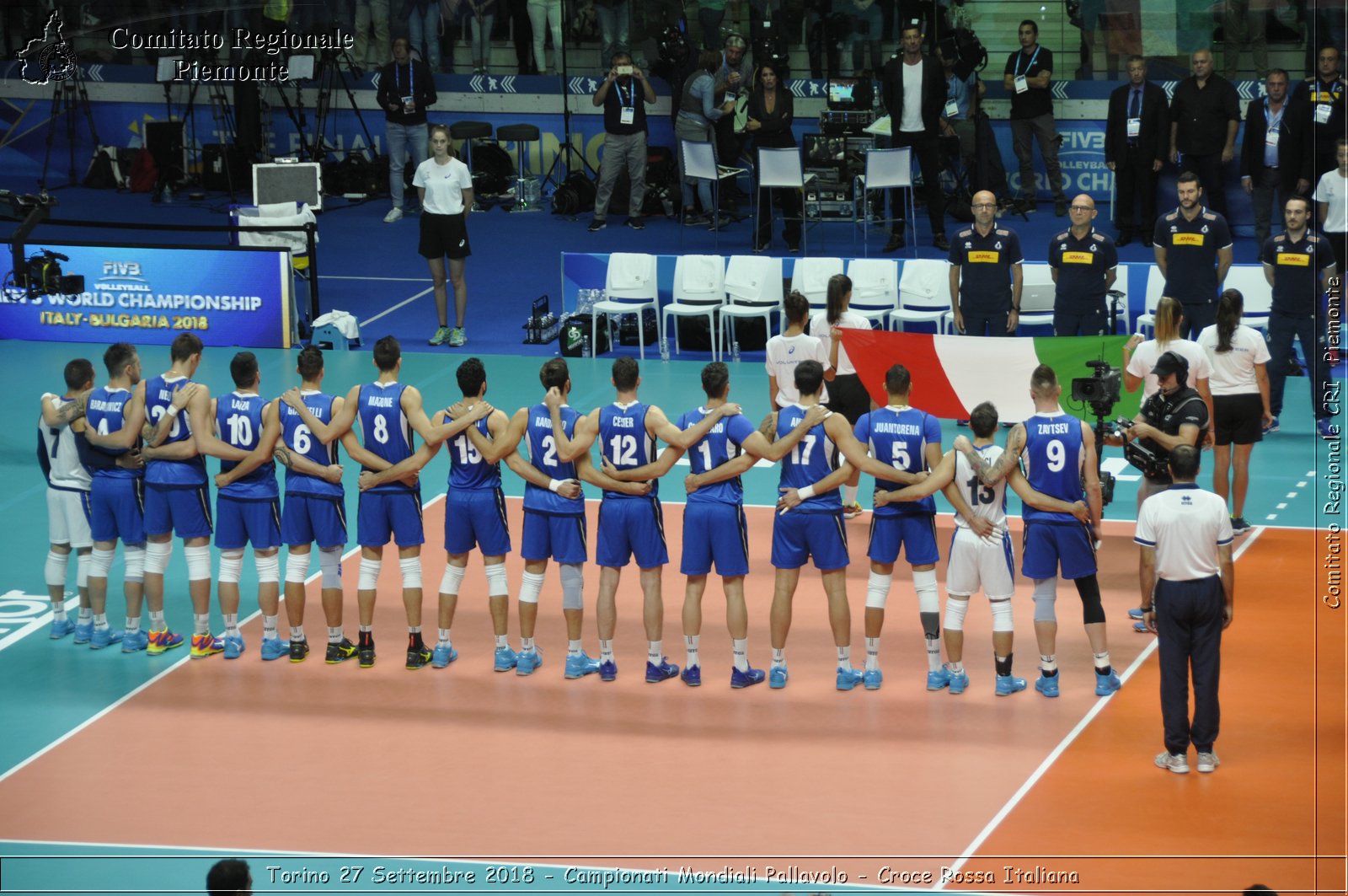 Torino 27 Settembre 2018 - Campionati Mondiali Pallavolo - Croce Rossa Italiana- Comitato Regionale del Piemonte