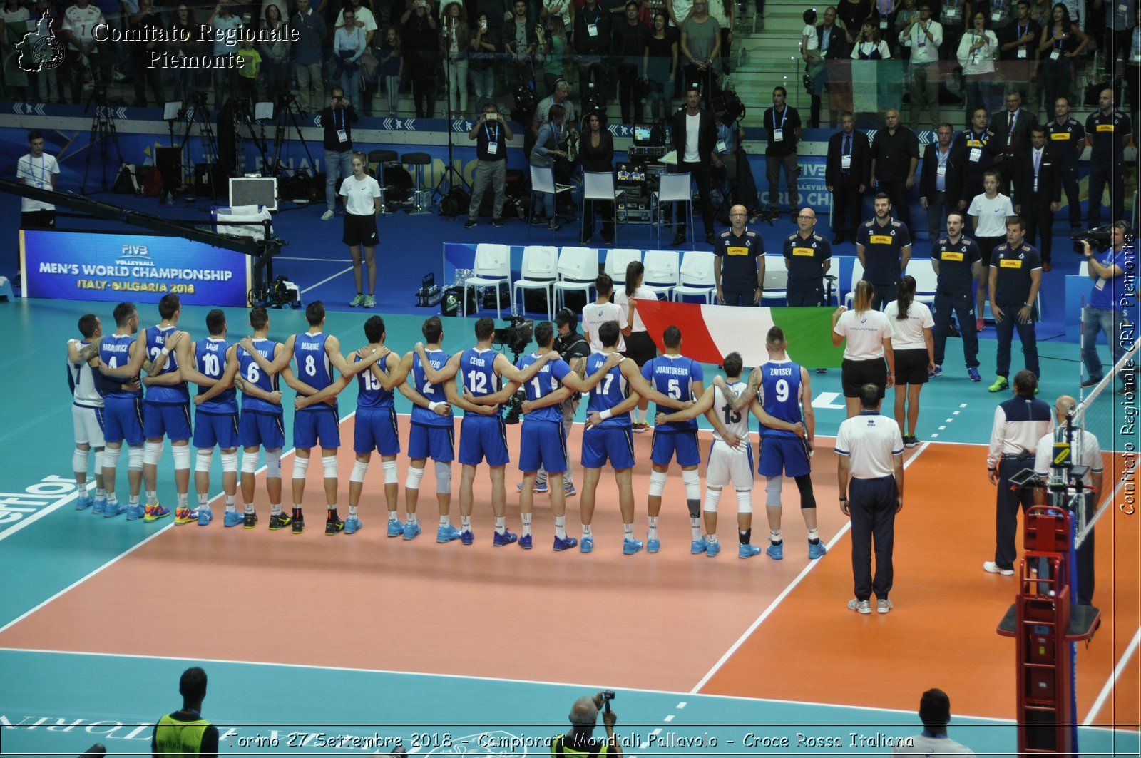 Torino 27 Settembre 2018 - Campionati Mondiali Pallavolo - Croce Rossa Italiana- Comitato Regionale del Piemonte