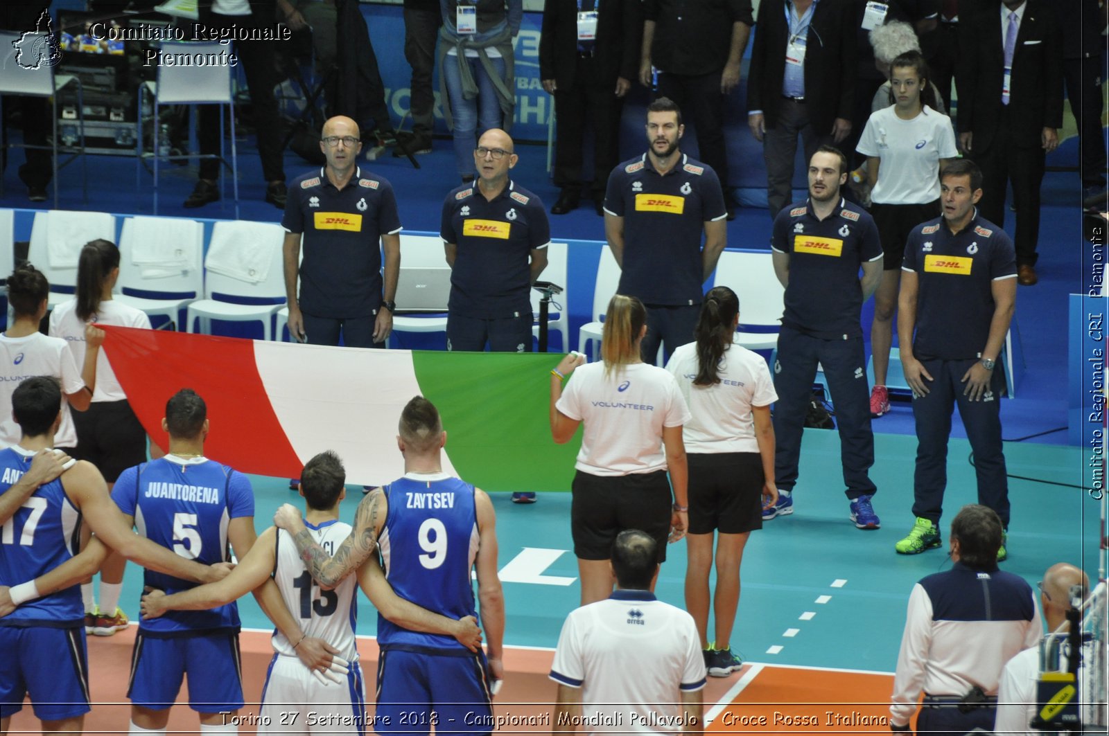 Torino 27 Settembre 2018 - Campionati Mondiali Pallavolo - Croce Rossa Italiana- Comitato Regionale del Piemonte