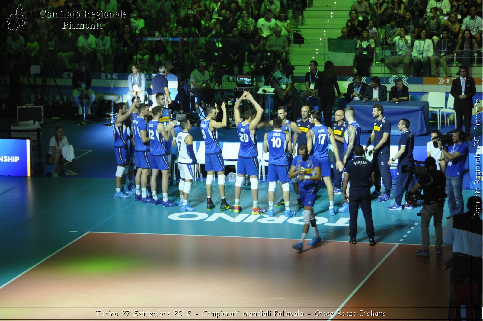 Torino 27 Settembre 2018 - Campionati Mondiali Pallavolo - Croce Rossa Italiana- Comitato Regionale del Piemonte