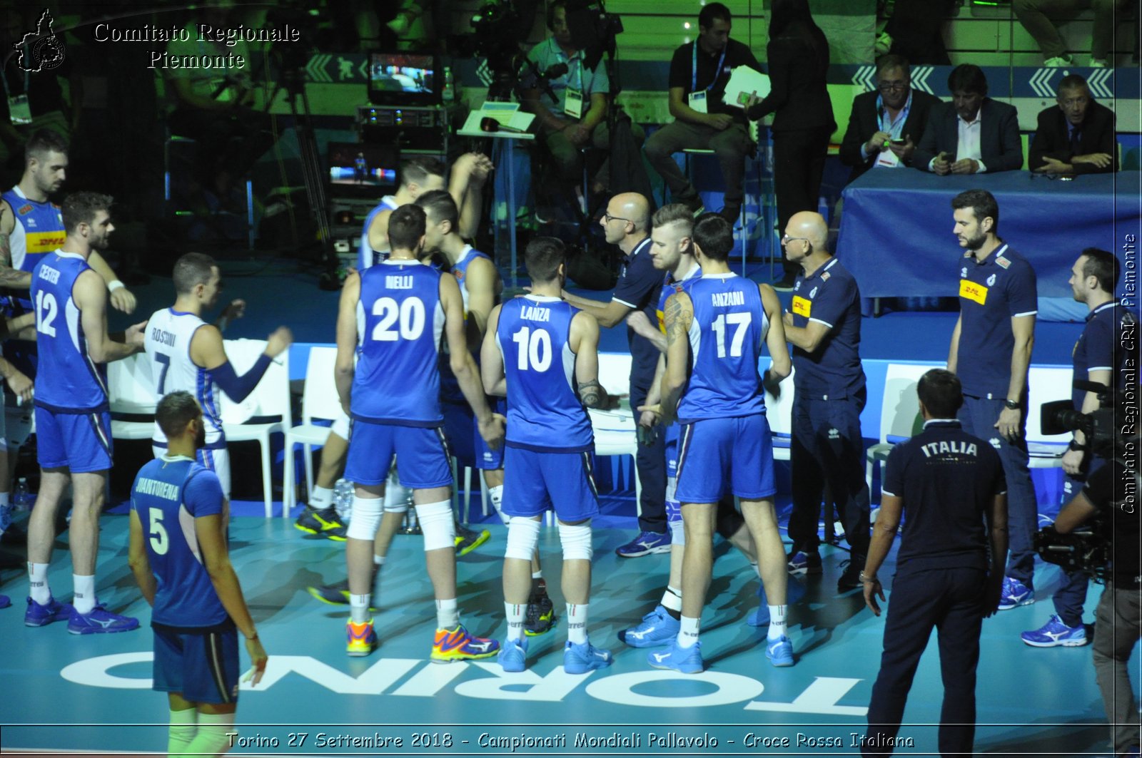 Torino 27 Settembre 2018 - Campionati Mondiali Pallavolo - Croce Rossa Italiana- Comitato Regionale del Piemonte