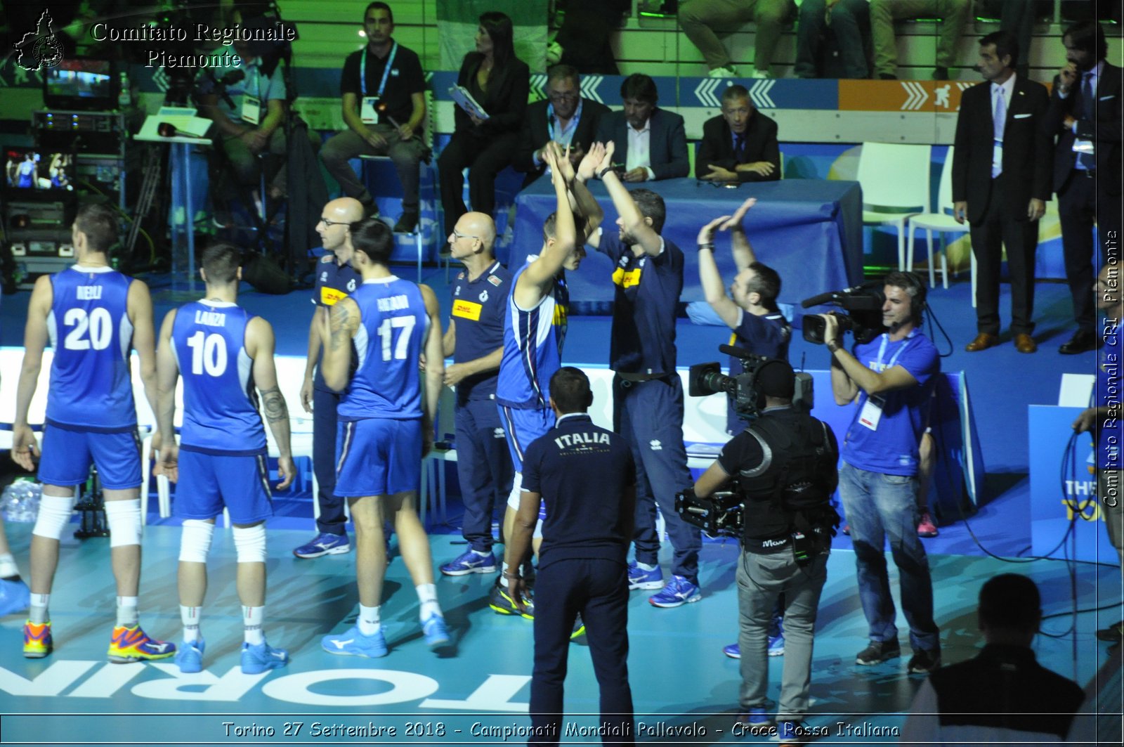 Torino 27 Settembre 2018 - Campionati Mondiali Pallavolo - Croce Rossa Italiana- Comitato Regionale del Piemonte