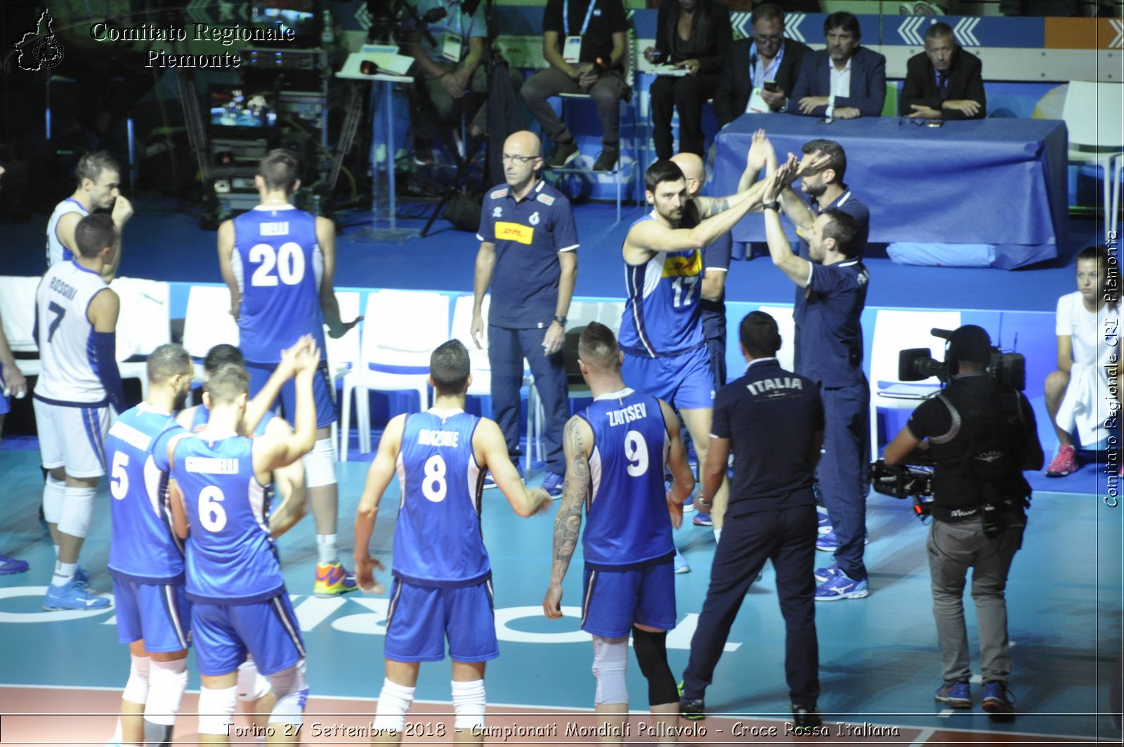 Torino 27 Settembre 2018 - Campionati Mondiali Pallavolo - Croce Rossa Italiana- Comitato Regionale del Piemonte