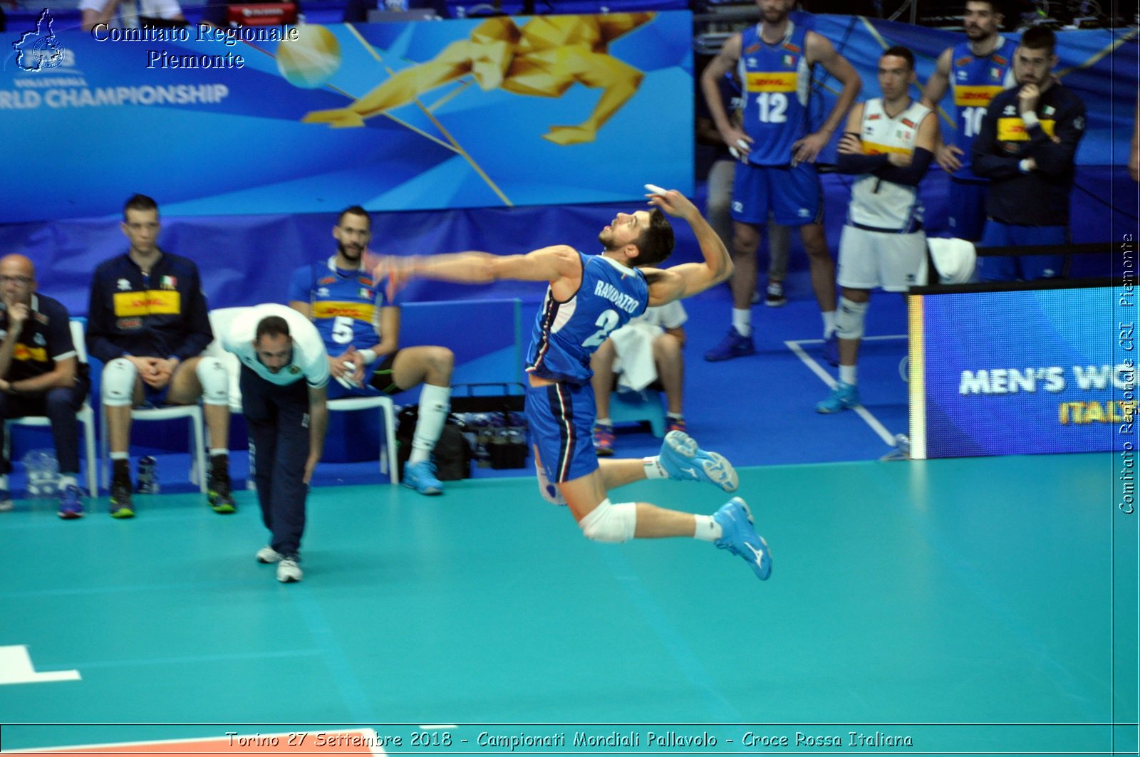 Torino 27 Settembre 2018 - Campionati Mondiali Pallavolo - Croce Rossa Italiana- Comitato Regionale del Piemonte