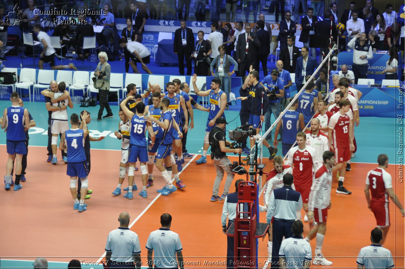 Torino 27 Settembre 2018 - Campionati Mondiali Pallavolo - Croce Rossa Italiana- Comitato Regionale del Piemonte