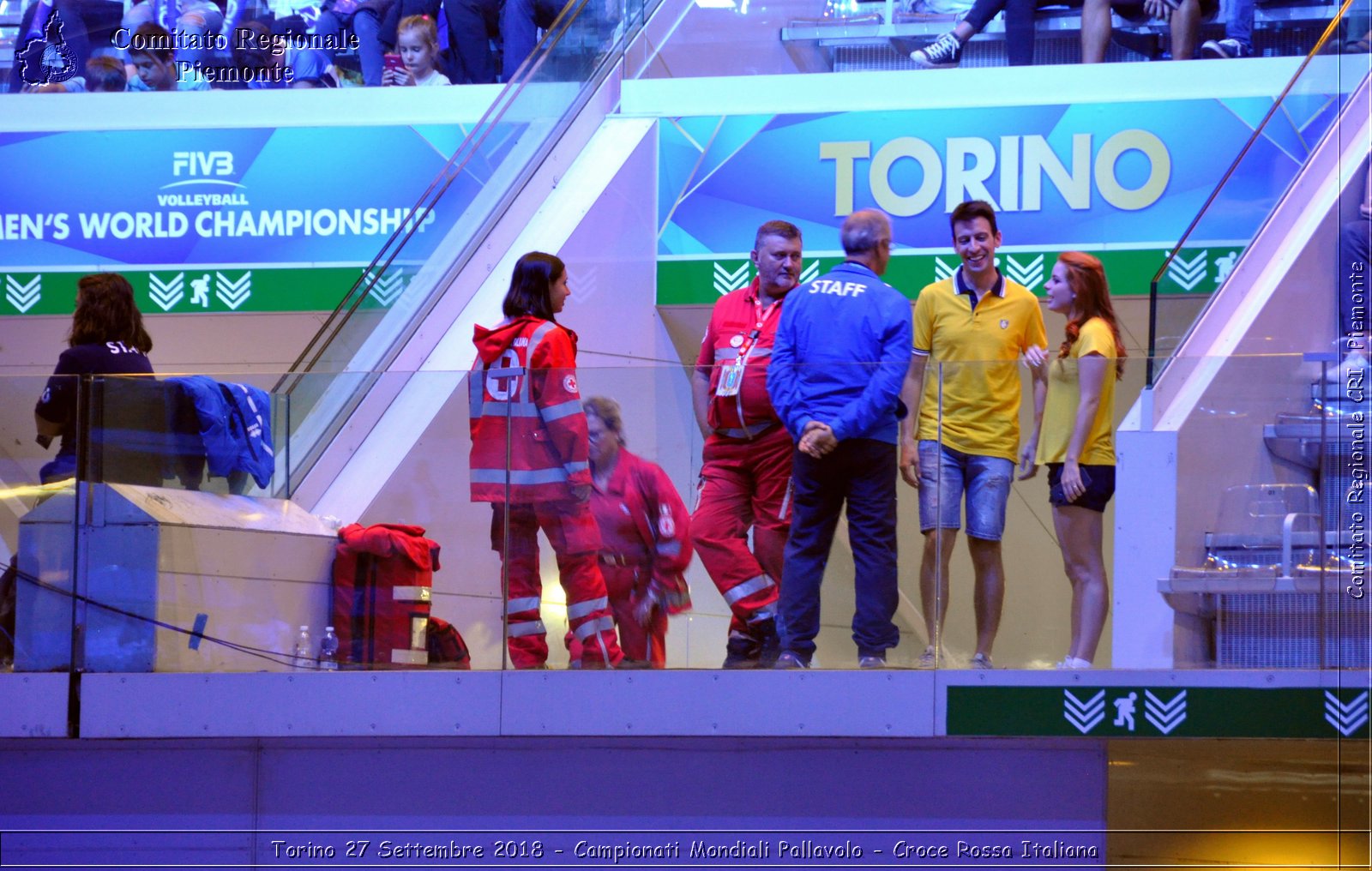 Torino 27 Settembre 2018 - Campionati Mondiali Pallavolo - Croce Rossa Italiana- Comitato Regionale del Piemonte