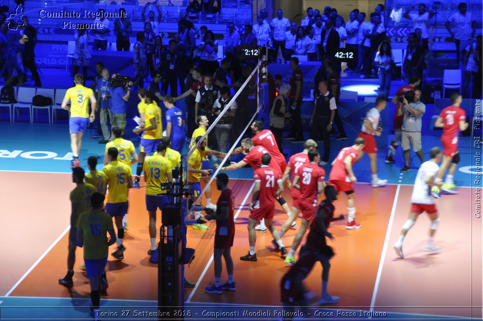 Torino 27 Settembre 2018 - Campionati Mondiali Pallavolo - Croce Rossa Italiana- Comitato Regionale del Piemonte