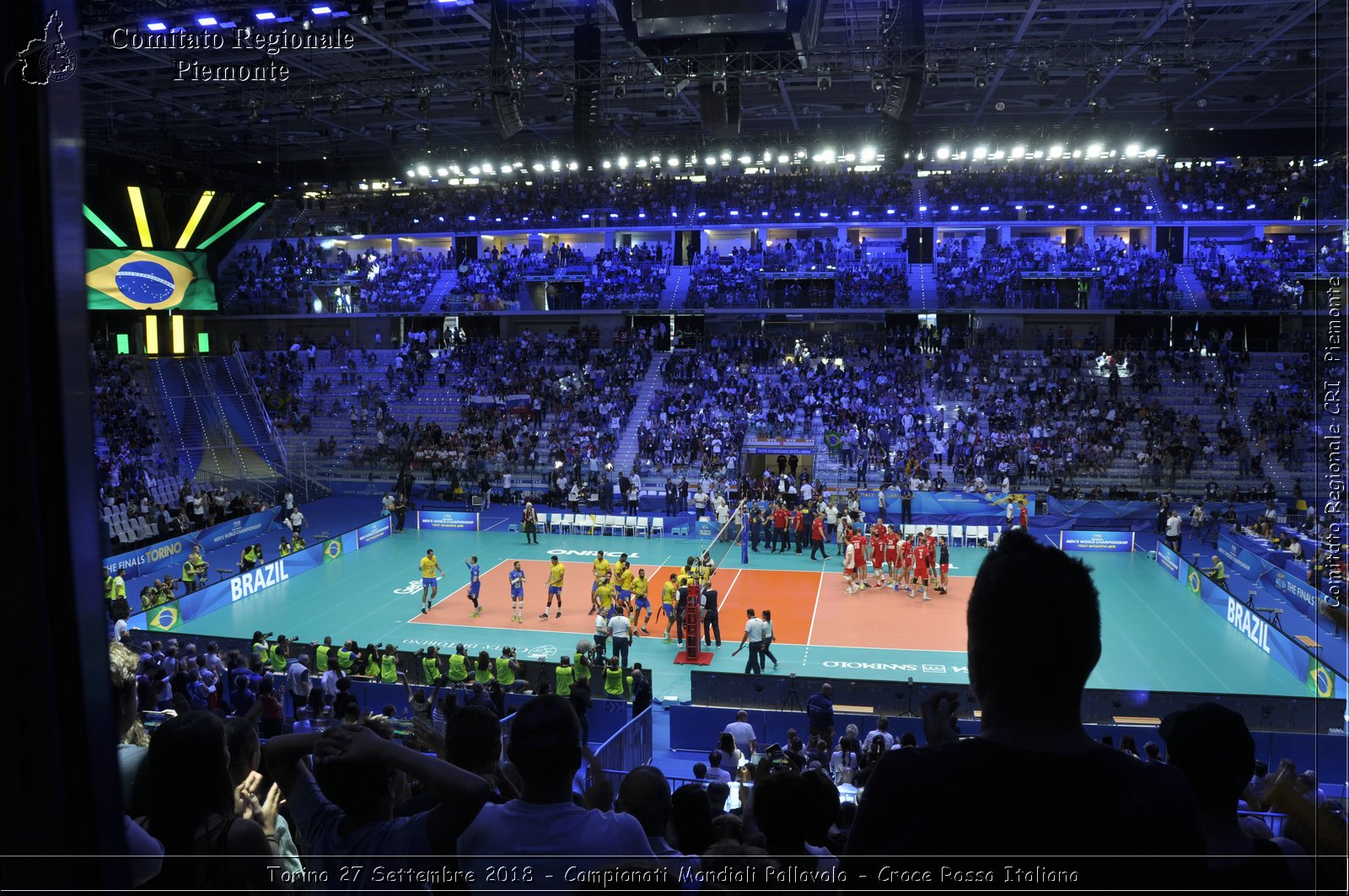 Torino 27 Settembre 2018 - Campionati Mondiali Pallavolo - Croce Rossa Italiana- Comitato Regionale del Piemonte