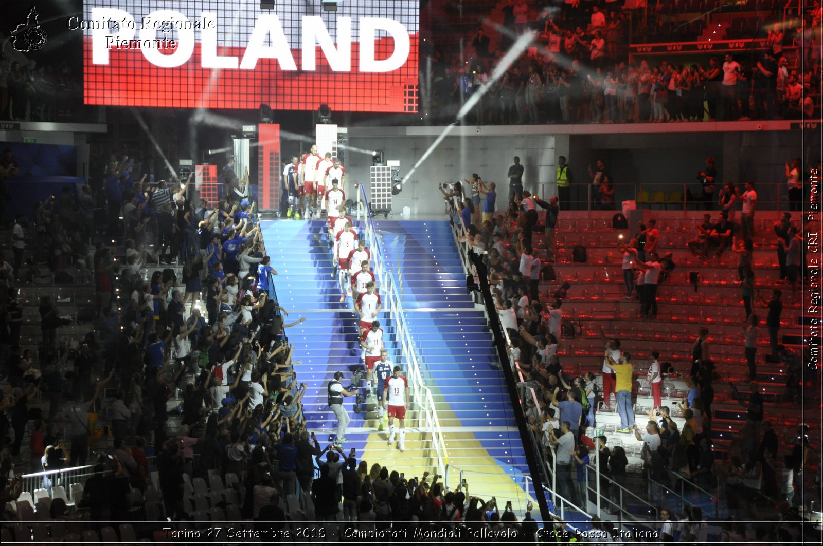 Torino 27 Settembre 2018 - Campionati Mondiali Pallavolo - Croce Rossa Italiana- Comitato Regionale del Piemonte