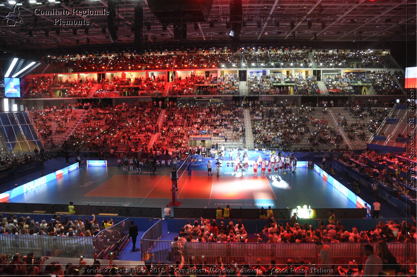 Torino 27 Settembre 2018 - Campionati Mondiali Pallavolo - Croce Rossa Italiana- Comitato Regionale del Piemonte