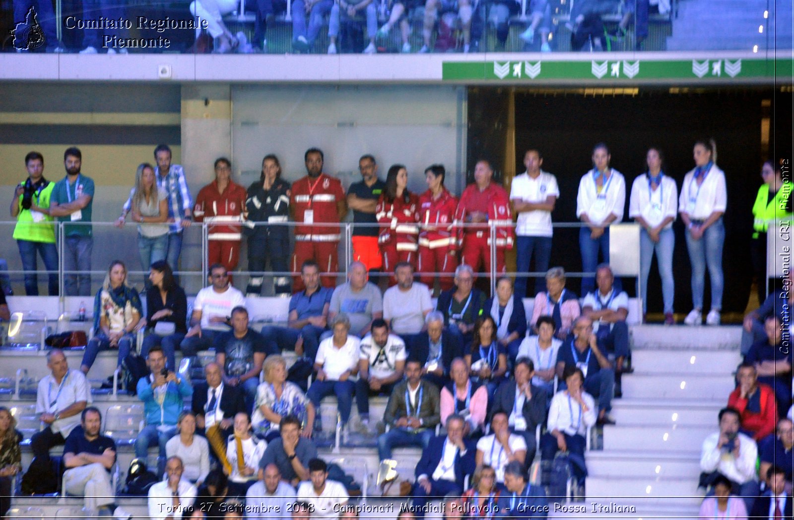 Torino 27 Settembre 2018 - Campionati Mondiali Pallavolo - Croce Rossa Italiana- Comitato Regionale del Piemonte