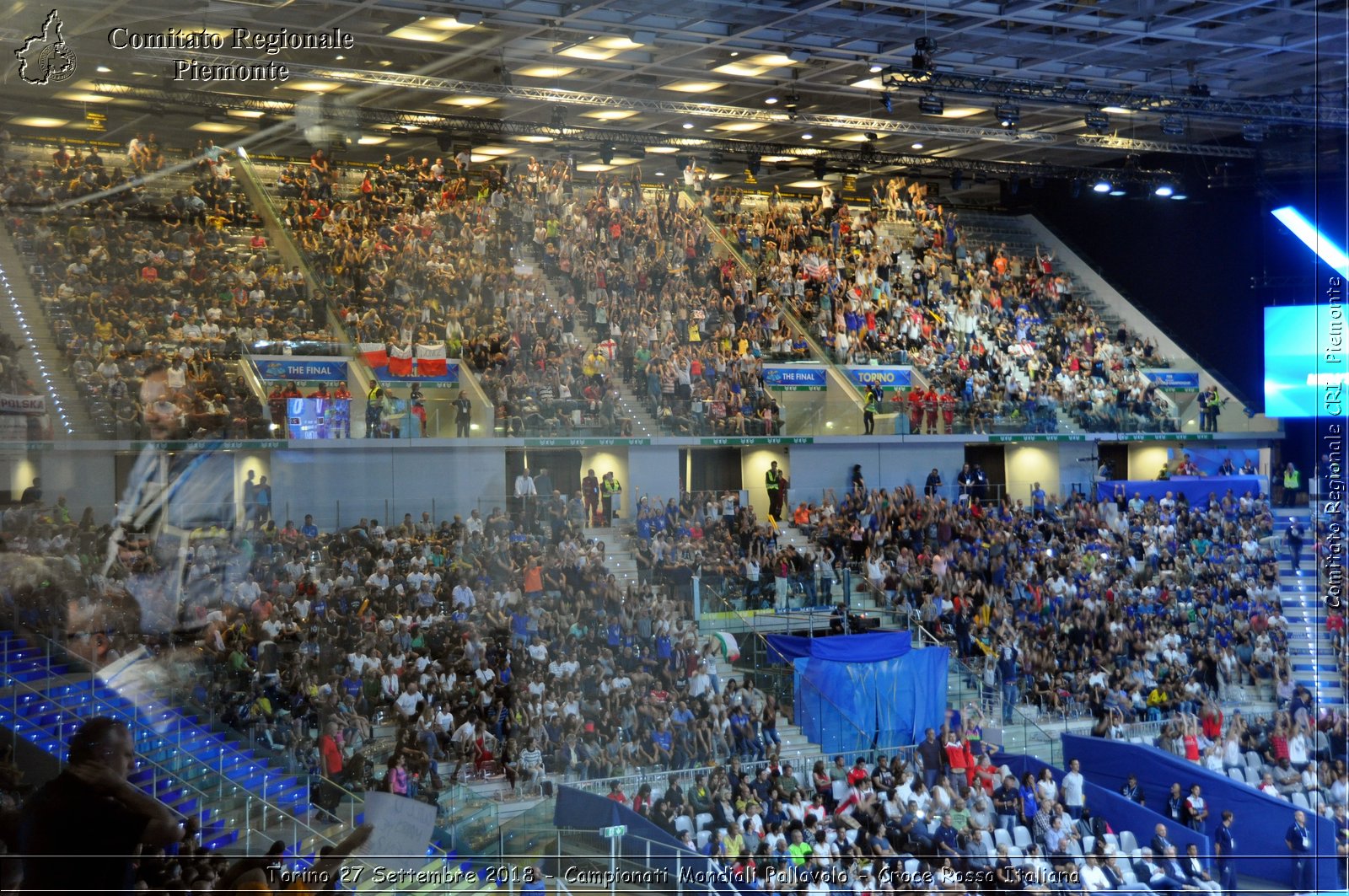 Torino 27 Settembre 2018 - Campionati Mondiali Pallavolo - Croce Rossa Italiana- Comitato Regionale del Piemonte