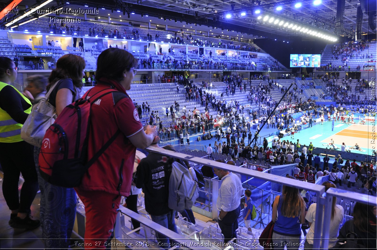 Torino 27 Settembre 2018 - Campionati Mondiali Pallavolo - Croce Rossa Italiana- Comitato Regionale del Piemonte