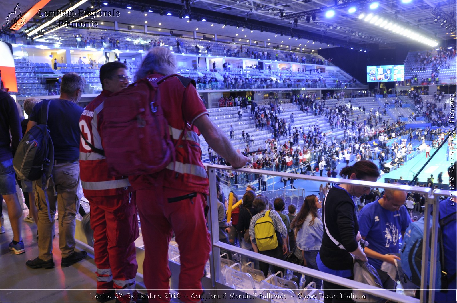 Torino 27 Settembre 2018 - Campionati Mondiali Pallavolo - Croce Rossa Italiana- Comitato Regionale del Piemonte