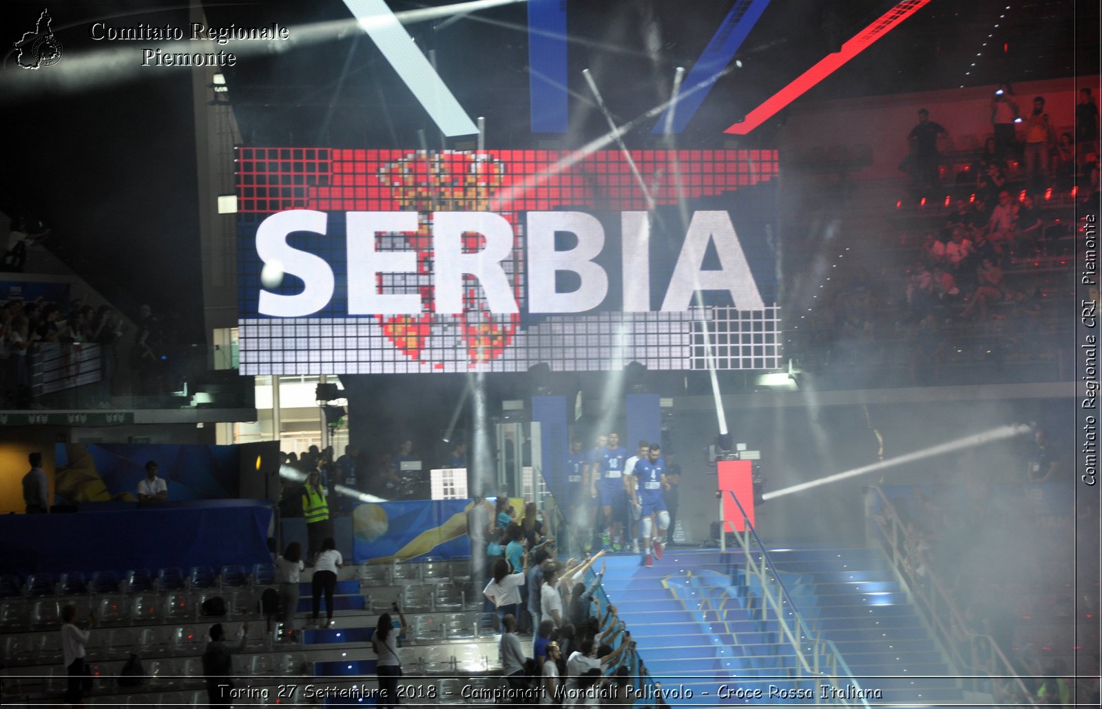 Torino 27 Settembre 2018 - Campionati Mondiali Pallavolo - Croce Rossa Italiana- Comitato Regionale del Piemonte