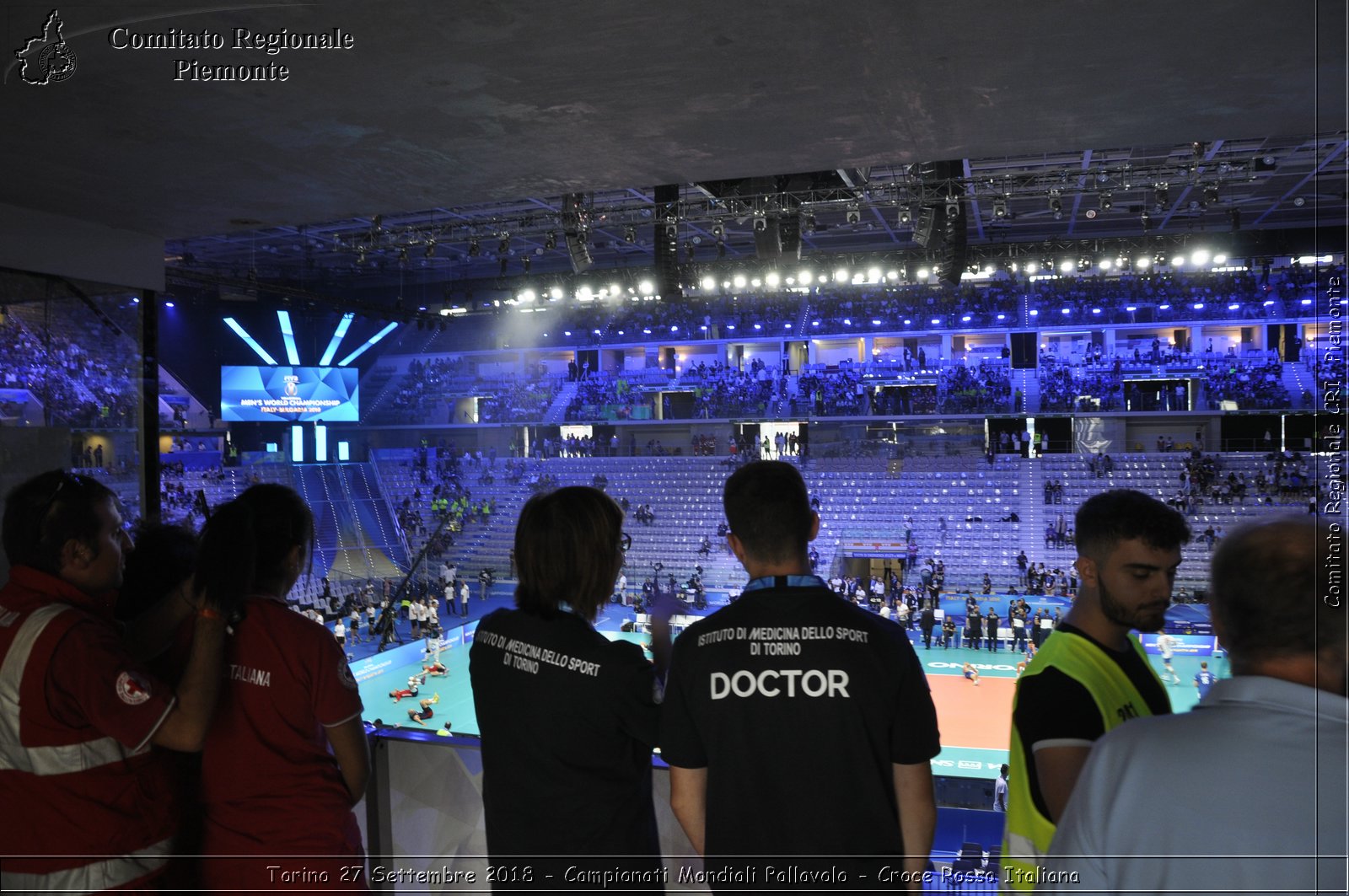 Torino 27 Settembre 2018 - Campionati Mondiali Pallavolo - Croce Rossa Italiana- Comitato Regionale del Piemonte