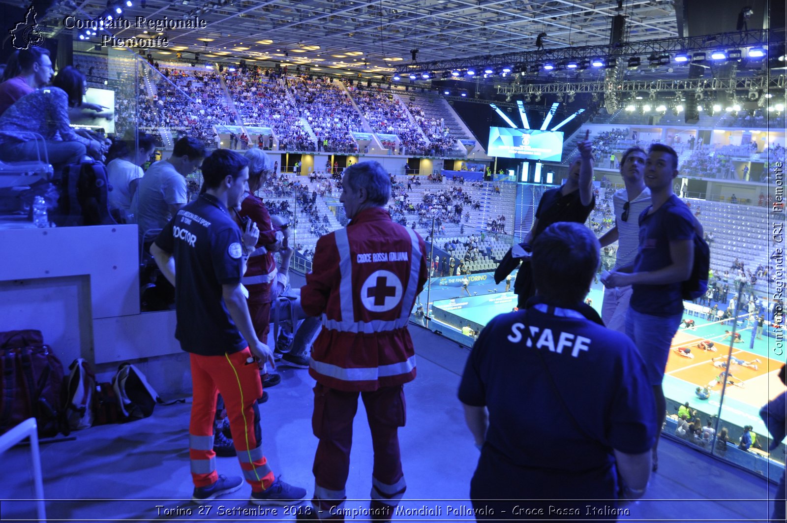 Torino 27 Settembre 2018 - Campionati Mondiali Pallavolo - Croce Rossa Italiana- Comitato Regionale del Piemonte