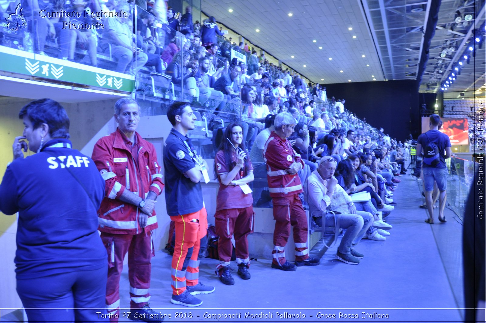 Torino 27 Settembre 2018 - Campionati Mondiali Pallavolo - Croce Rossa Italiana- Comitato Regionale del Piemonte