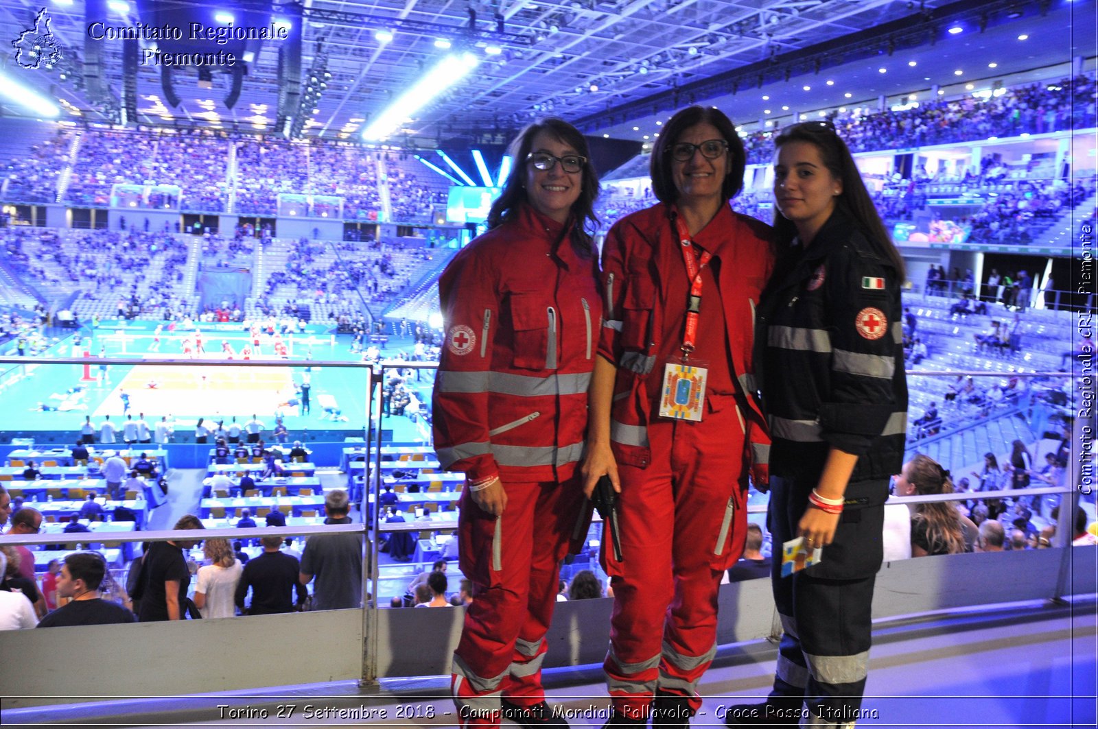 Torino 27 Settembre 2018 - Campionati Mondiali Pallavolo - Croce Rossa Italiana- Comitato Regionale del Piemonte