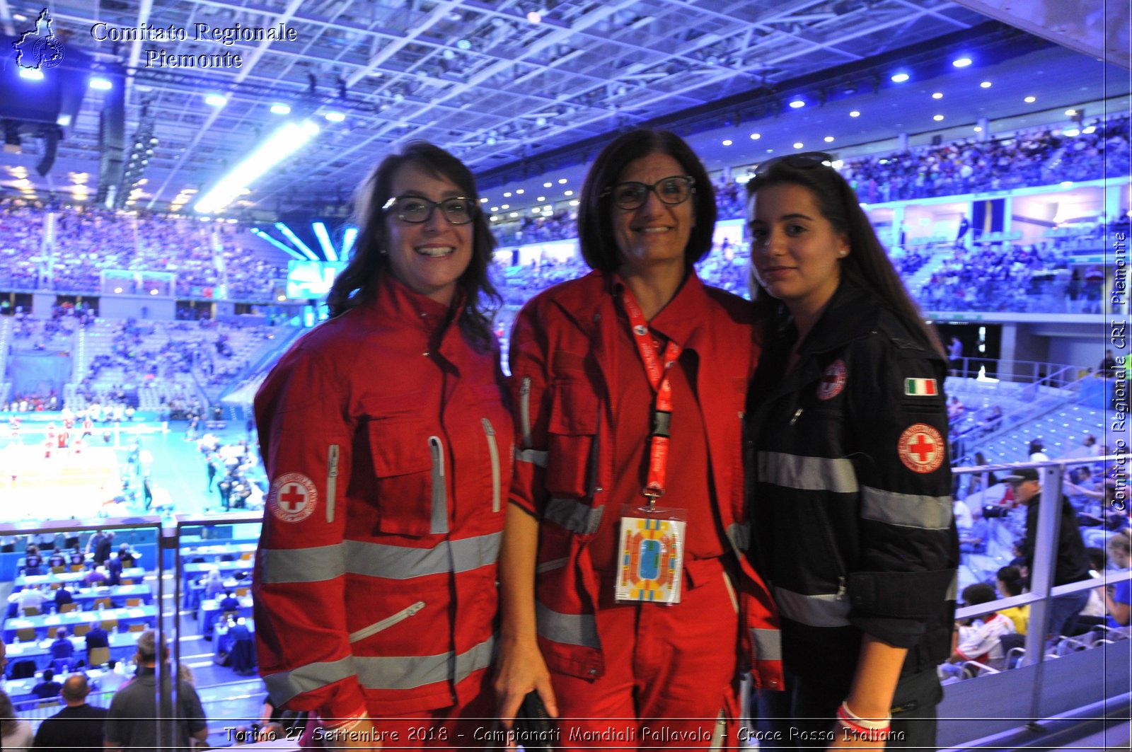 Torino 27 Settembre 2018 - Campionati Mondiali Pallavolo - Croce Rossa Italiana- Comitato Regionale del Piemonte