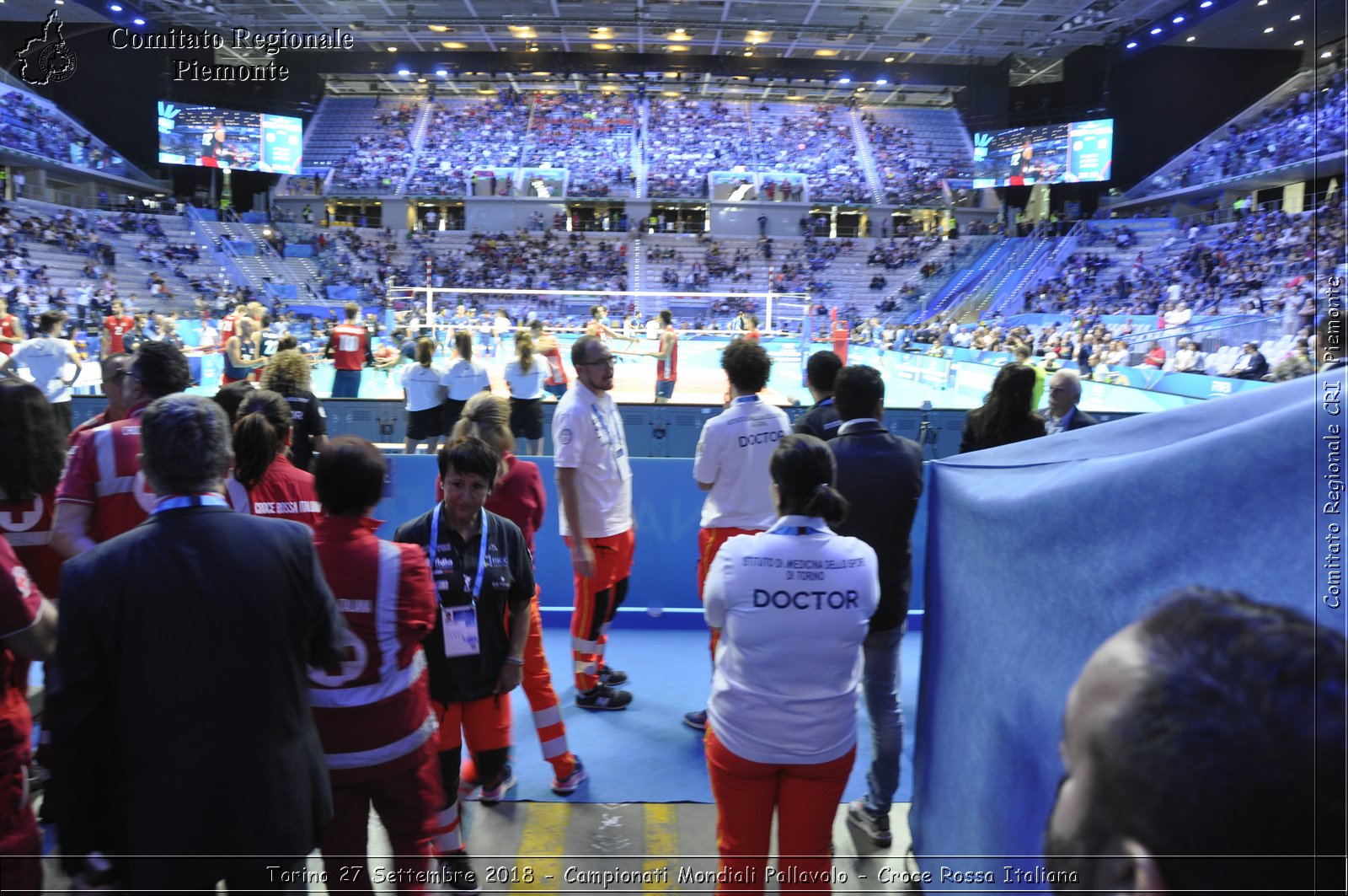 Torino 27 Settembre 2018 - Campionati Mondiali Pallavolo - Croce Rossa Italiana- Comitato Regionale del Piemonte