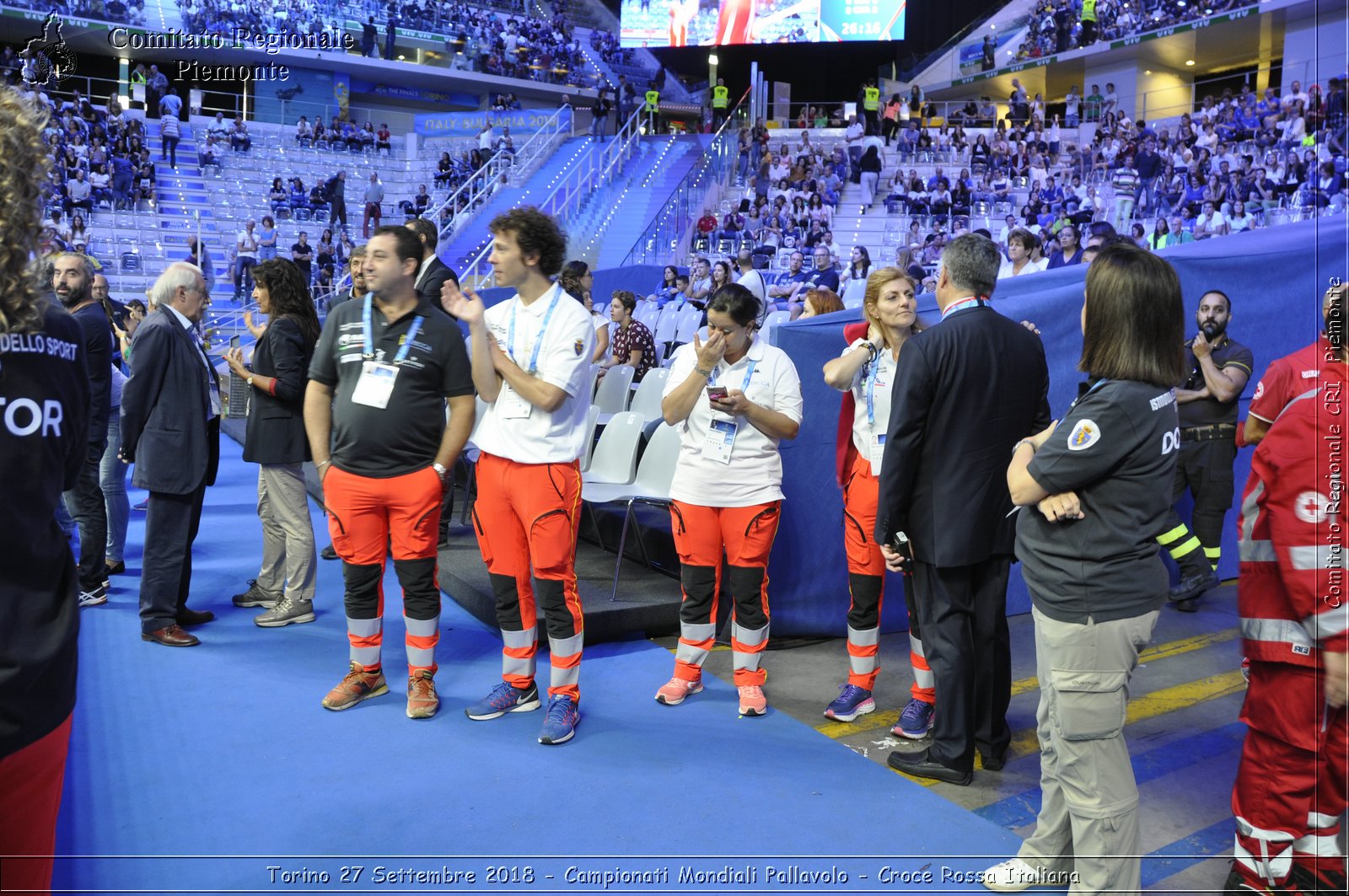 Torino 27 Settembre 2018 - Campionati Mondiali Pallavolo - Croce Rossa Italiana- Comitato Regionale del Piemonte