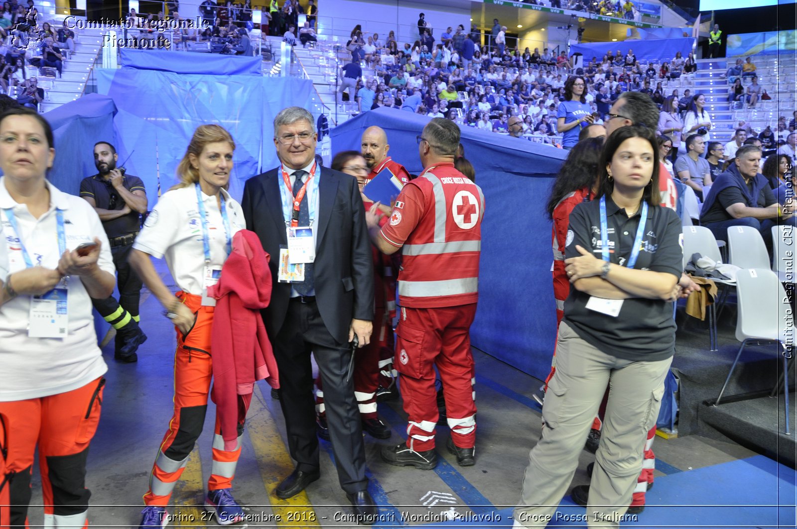 Torino 27 Settembre 2018 - Campionati Mondiali Pallavolo - Croce Rossa Italiana- Comitato Regionale del Piemonte