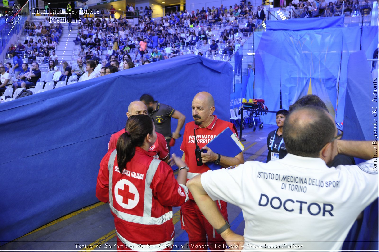 Torino 27 Settembre 2018 - Campionati Mondiali Pallavolo - Croce Rossa Italiana- Comitato Regionale del Piemonte