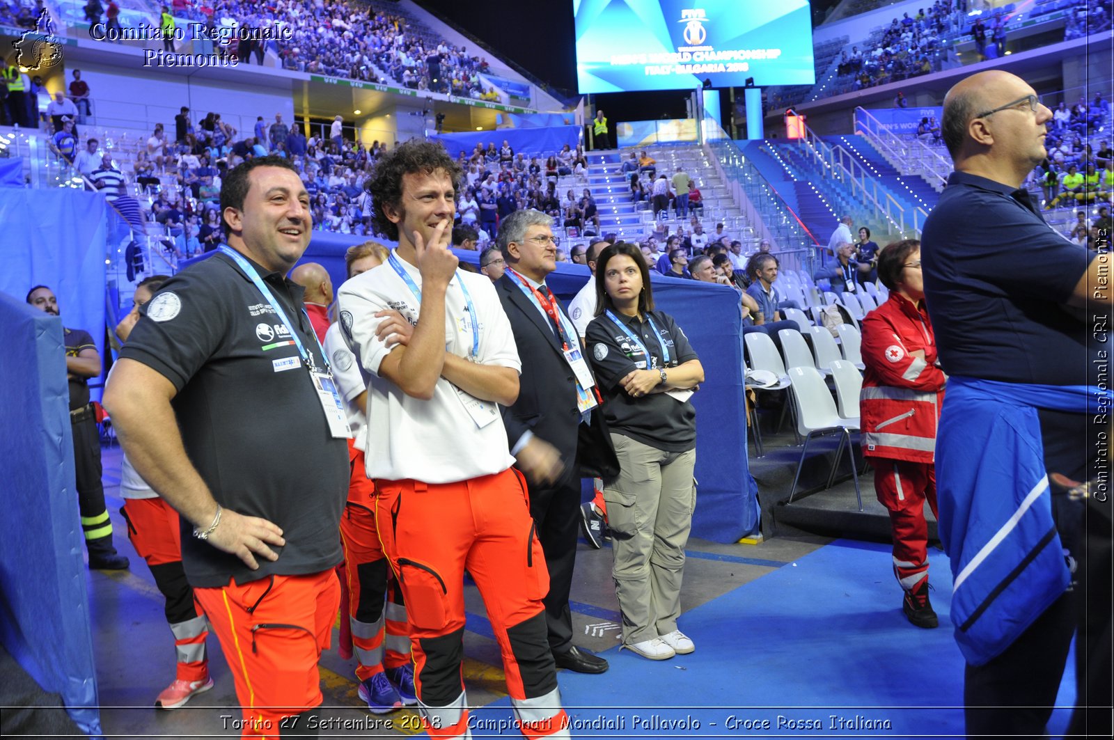 Torino 27 Settembre 2018 - Campionati Mondiali Pallavolo - Croce Rossa Italiana- Comitato Regionale del Piemonte