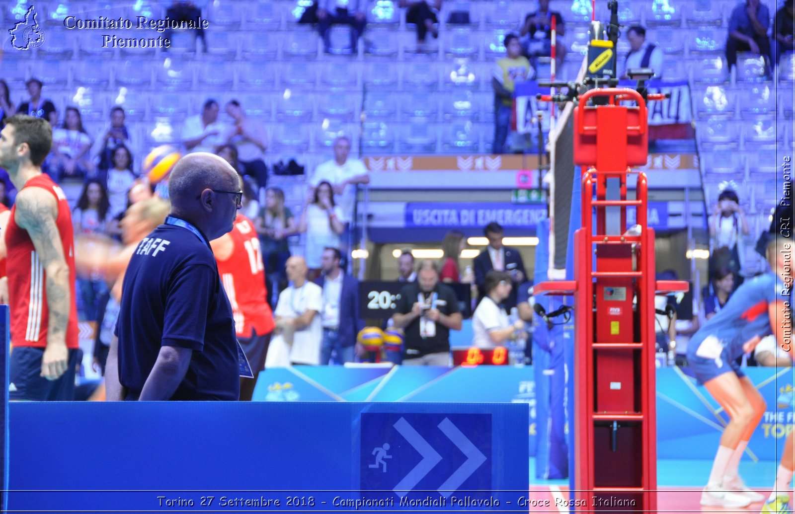 Torino 27 Settembre 2018 - Campionati Mondiali Pallavolo - Croce Rossa Italiana- Comitato Regionale del Piemonte