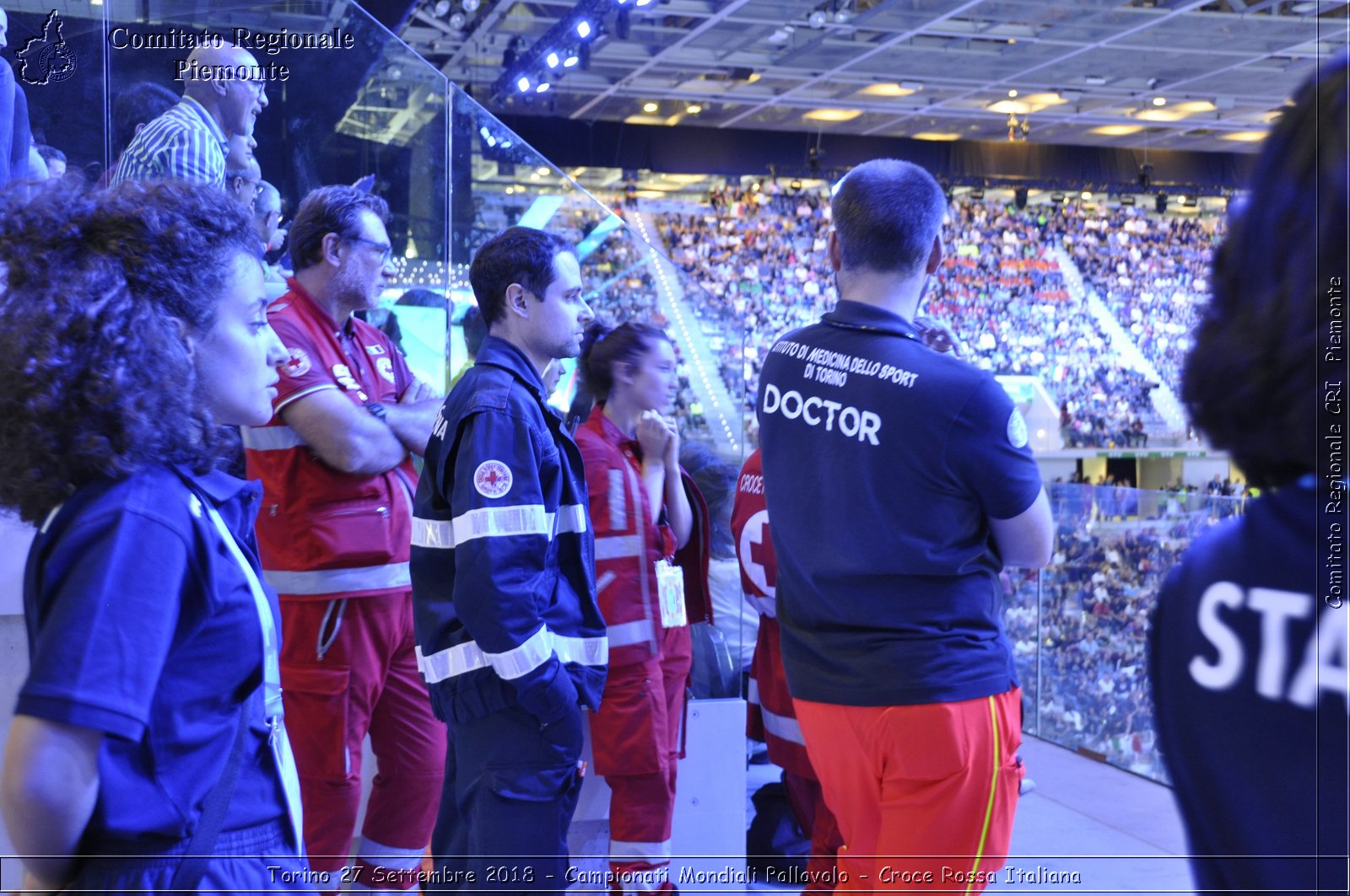 Torino 27 Settembre 2018 - Campionati Mondiali Pallavolo - Croce Rossa Italiana- Comitato Regionale del Piemonte