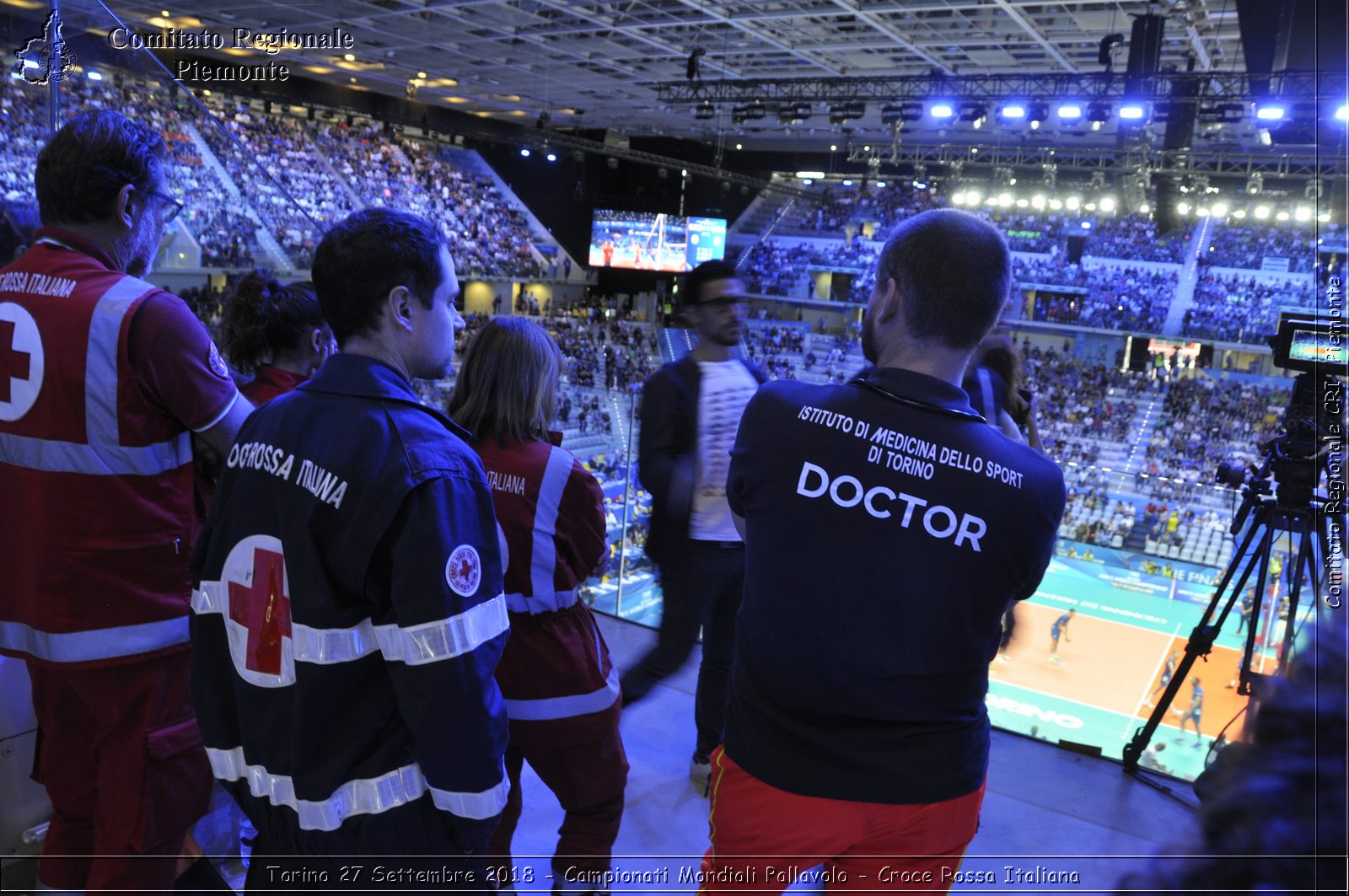 Torino 27 Settembre 2018 - Campionati Mondiali Pallavolo - Croce Rossa Italiana- Comitato Regionale del Piemonte