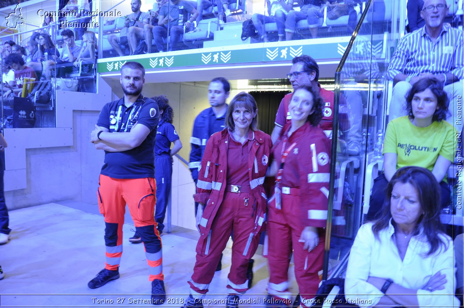 Torino 27 Settembre 2018 - Campionati Mondiali Pallavolo - Croce Rossa Italiana- Comitato Regionale del Piemonte