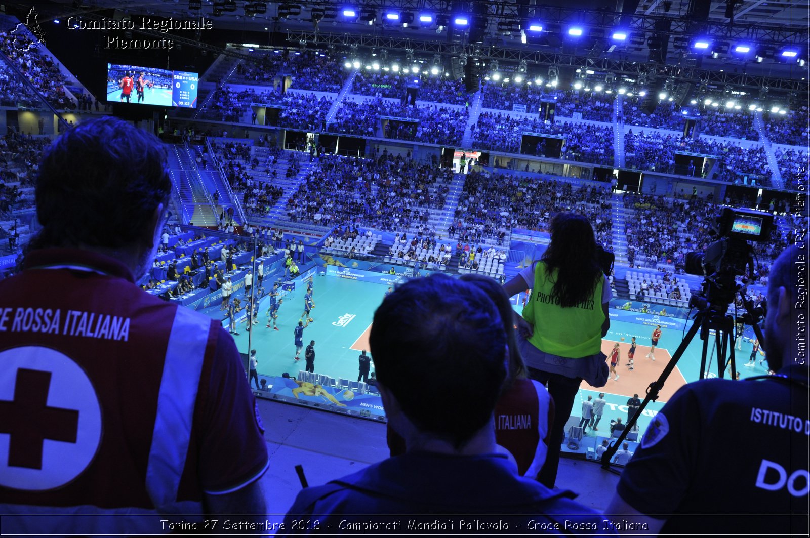 Torino 27 Settembre 2018 - Campionati Mondiali Pallavolo - Croce Rossa Italiana- Comitato Regionale del Piemonte