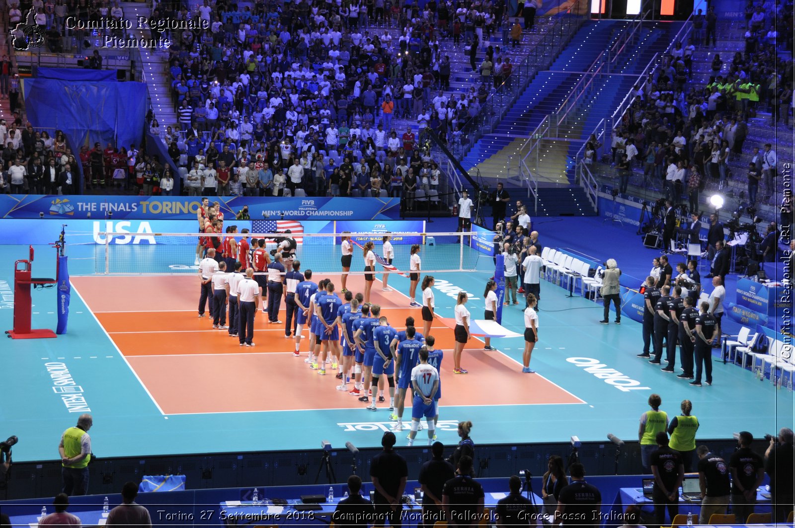 Torino 27 Settembre 2018 - Campionati Mondiali Pallavolo - Croce Rossa Italiana- Comitato Regionale del Piemonte