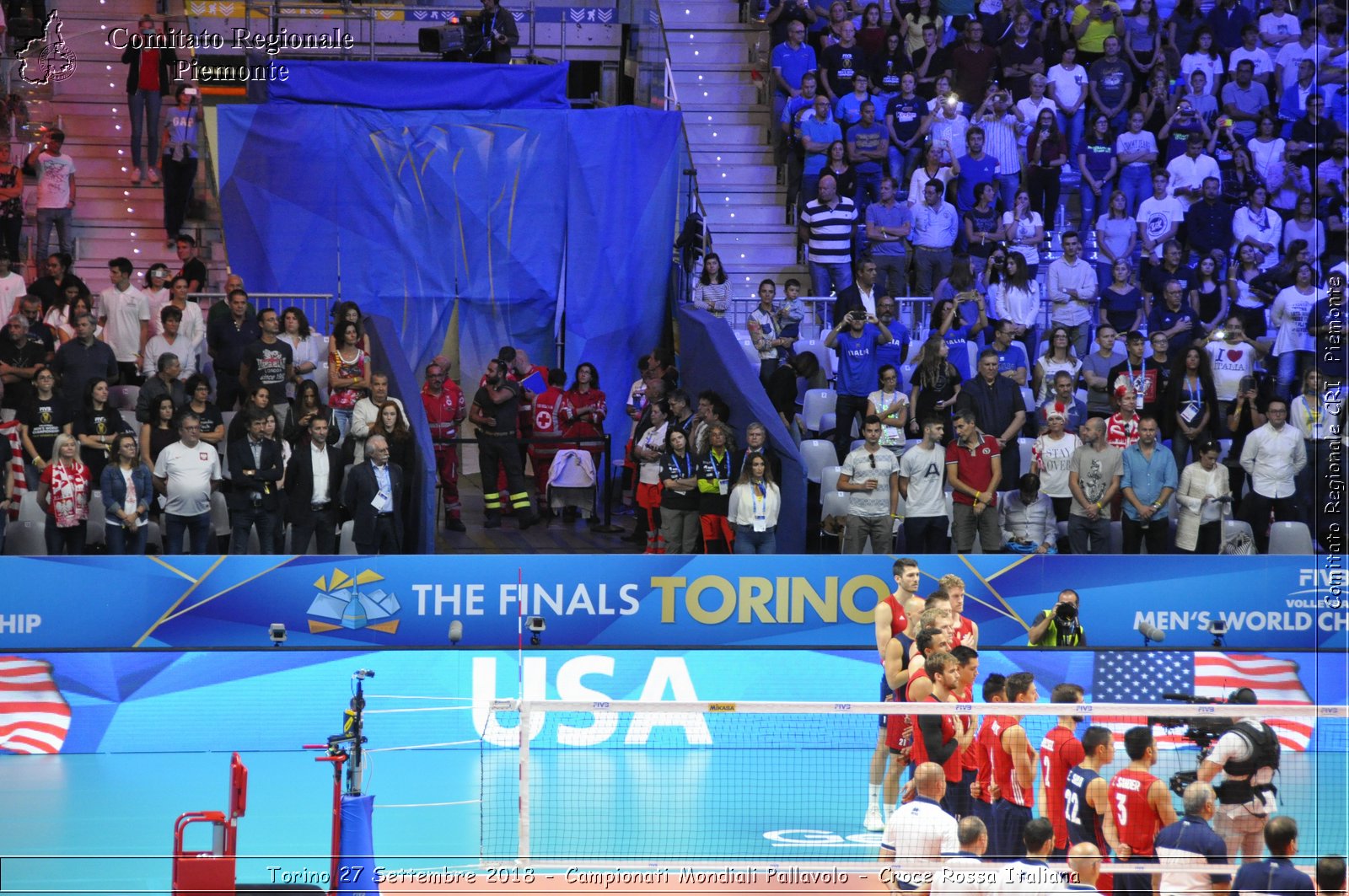 Torino 27 Settembre 2018 - Campionati Mondiali Pallavolo - Croce Rossa Italiana- Comitato Regionale del Piemonte