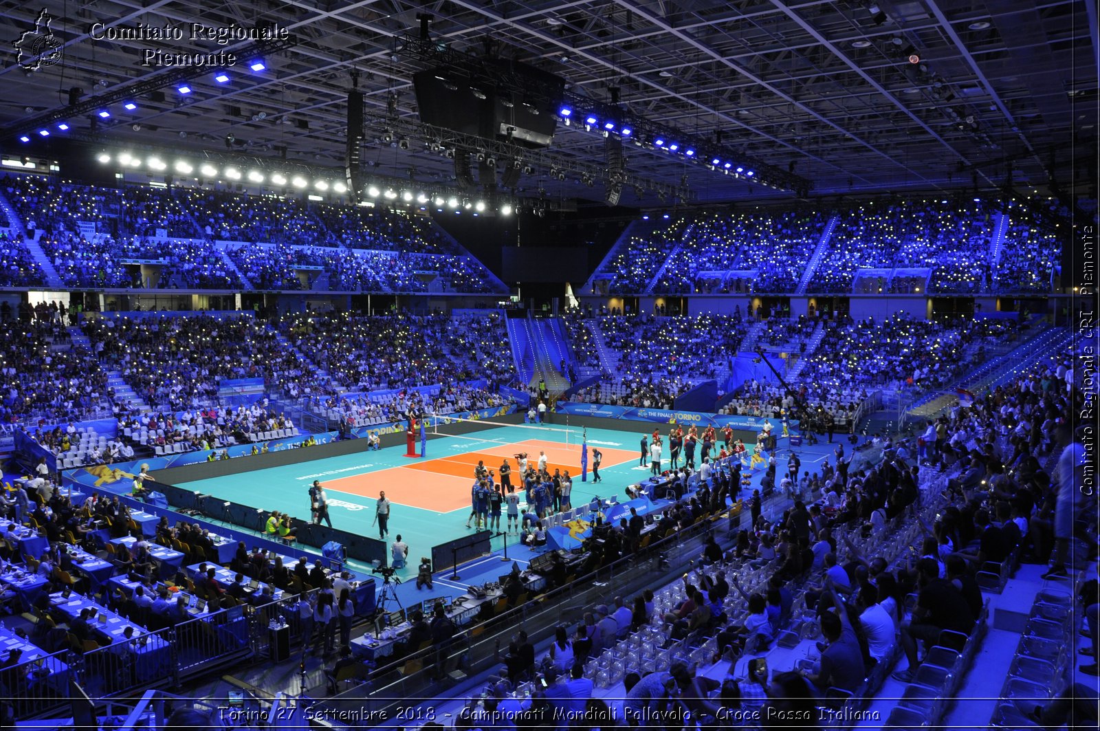 Torino 27 Settembre 2018 - Campionati Mondiali Pallavolo - Croce Rossa Italiana- Comitato Regionale del Piemonte