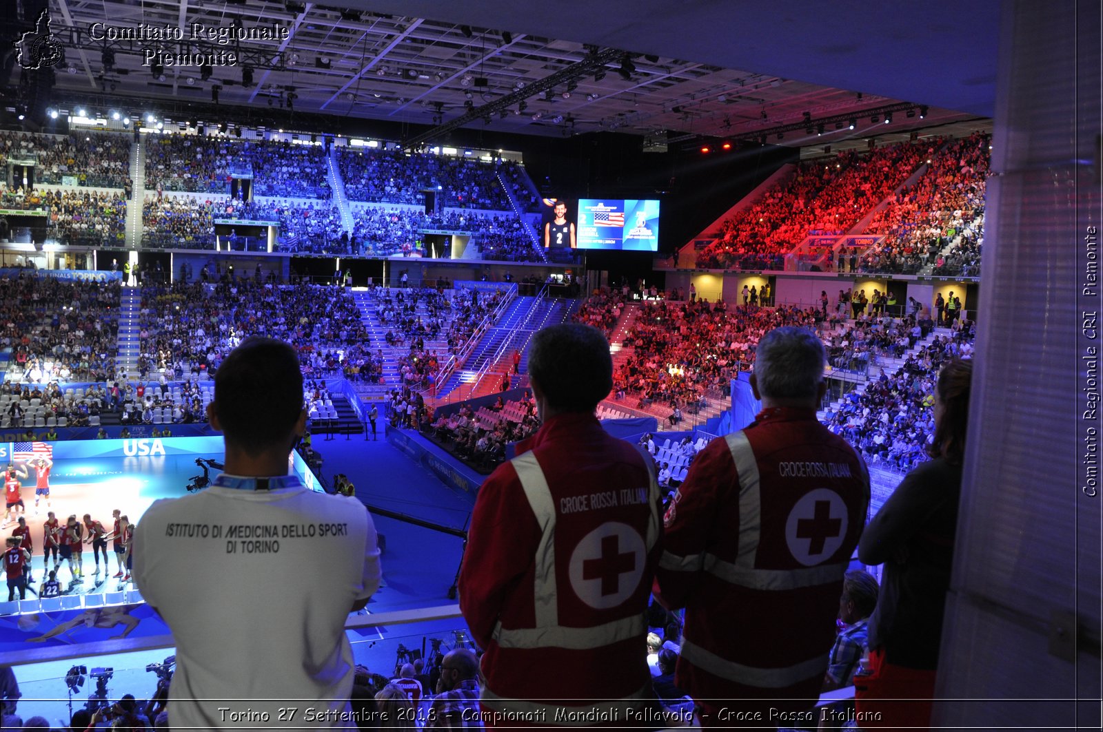 Torino 27 Settembre 2018 - Campionati Mondiali Pallavolo - Croce Rossa Italiana- Comitato Regionale del Piemonte