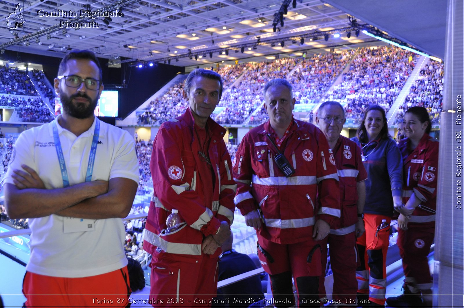 Torino 27 Settembre 2018 - Campionati Mondiali Pallavolo - Croce Rossa Italiana- Comitato Regionale del Piemonte