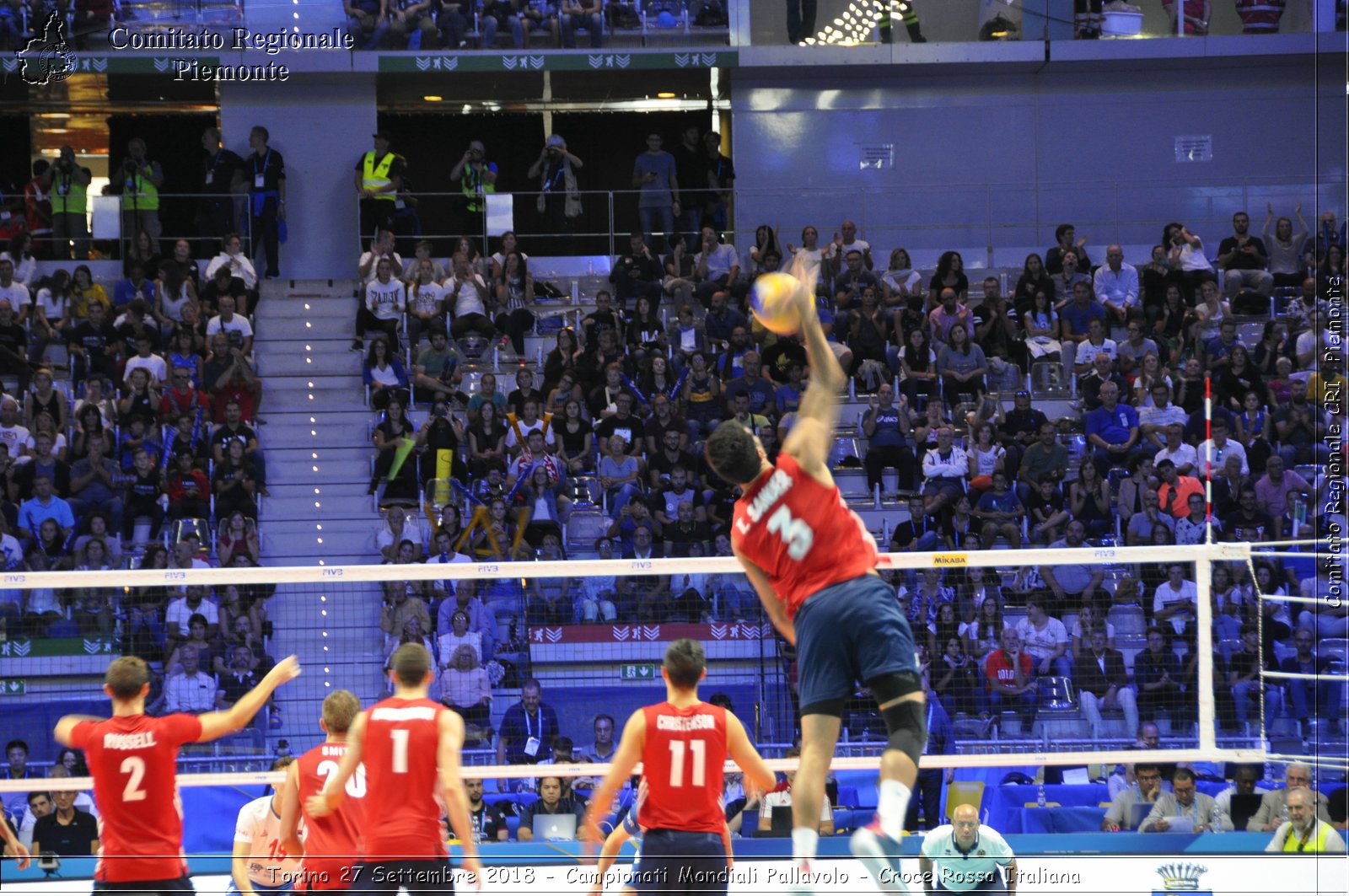 Torino 27 Settembre 2018 - Campionati Mondiali Pallavolo - Croce Rossa Italiana- Comitato Regionale del Piemonte