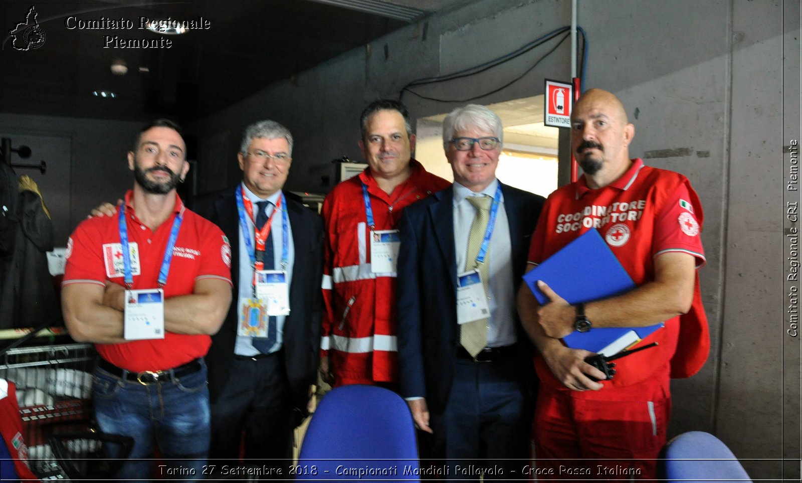 Torino 27 Settembre 2018 - Campionati Mondiali Pallavolo - Croce Rossa Italiana- Comitato Regionale del Piemonte