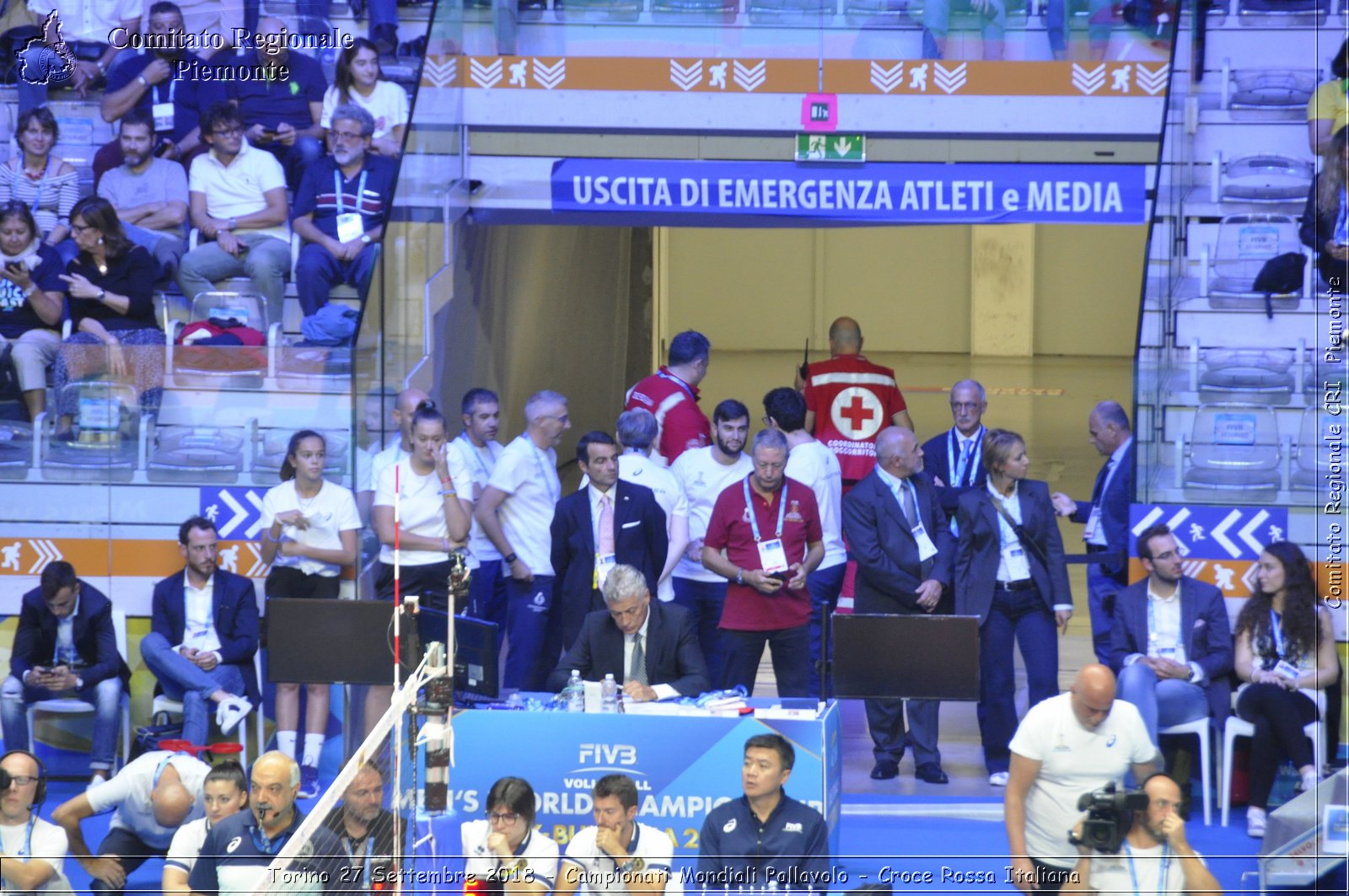 Torino 27 Settembre 2018 - Campionati Mondiali Pallavolo - Croce Rossa Italiana- Comitato Regionale del Piemonte